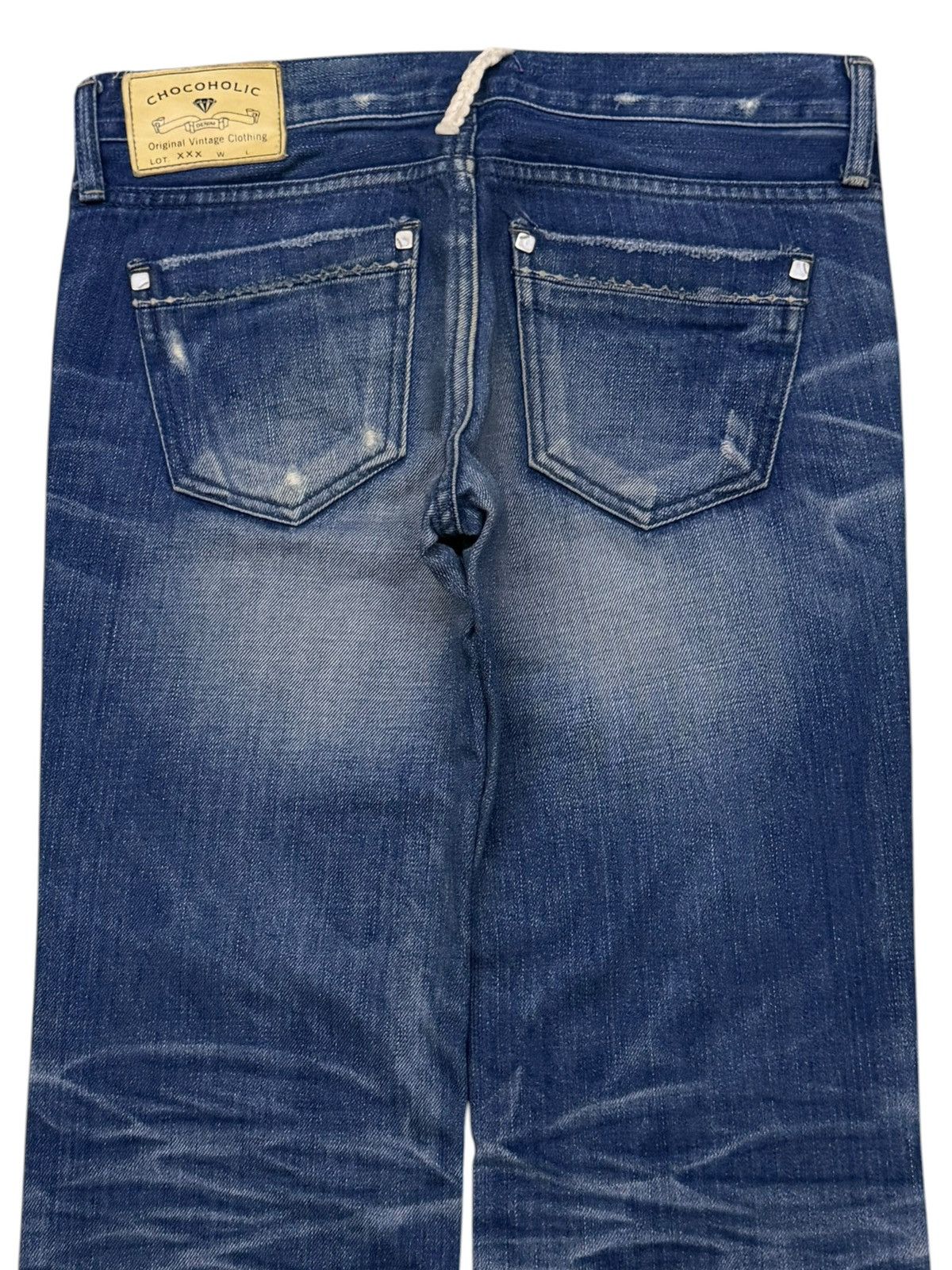 Japanese Brand Vintage CHOCOHOLIC Japanese Denim Jeans | Slim Bootcut | W29 Size 29" - 5 Thumbnail