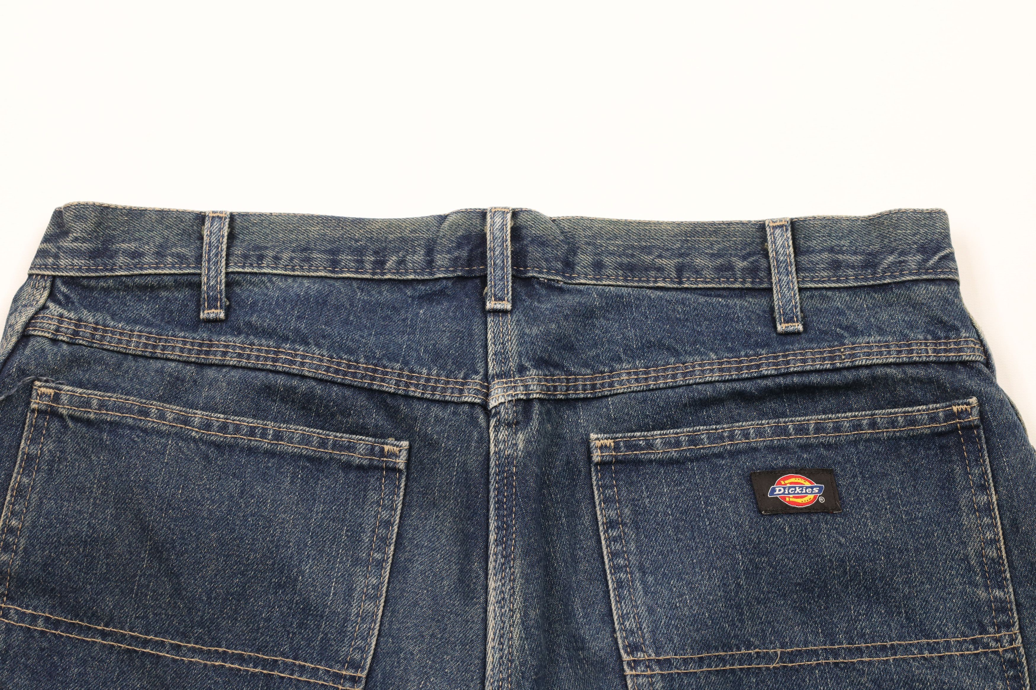 Dickies × Vintage Vintage Dickies Out Baggy Denim Carpenter Shorts Jorts Size US 34 / EU 50 - 8 Thumbnail
