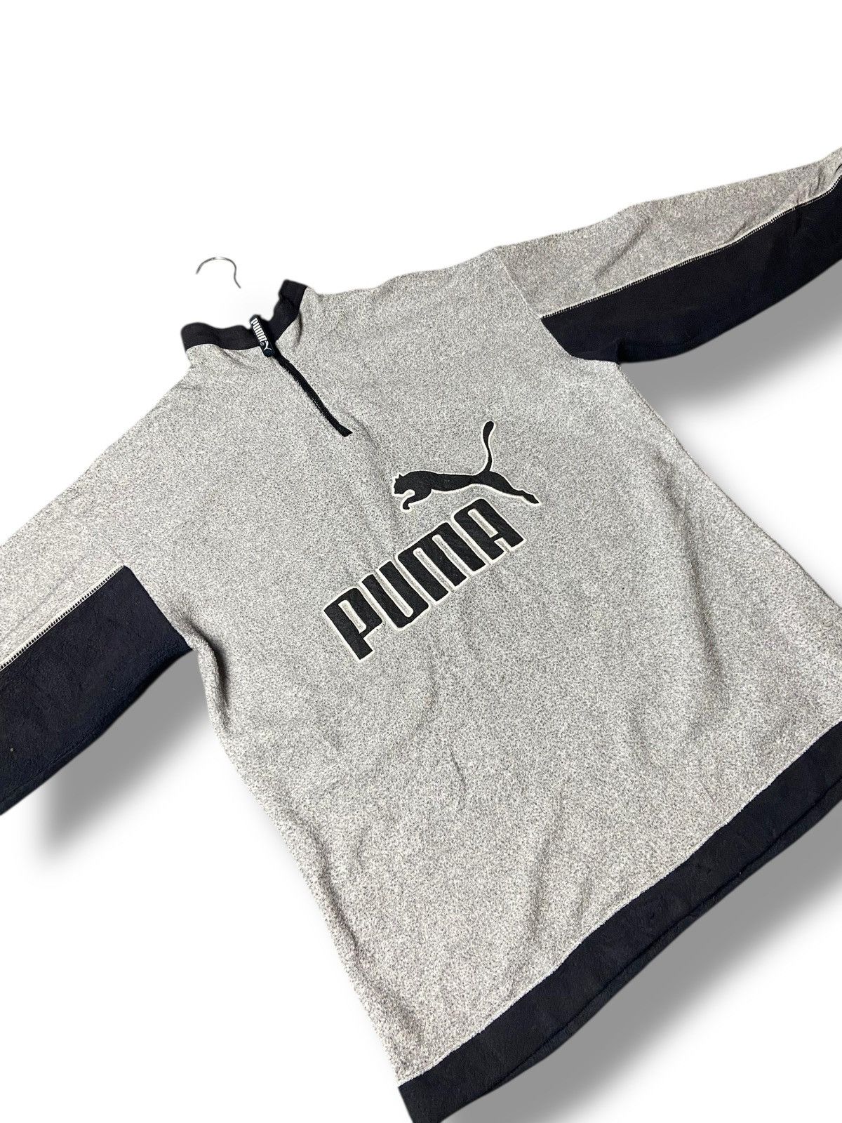 Puma Puma Big Logo Half Zipper Fleece Jacket (145) Size US XS / EU 42 / 0 - 6 Thumbnail