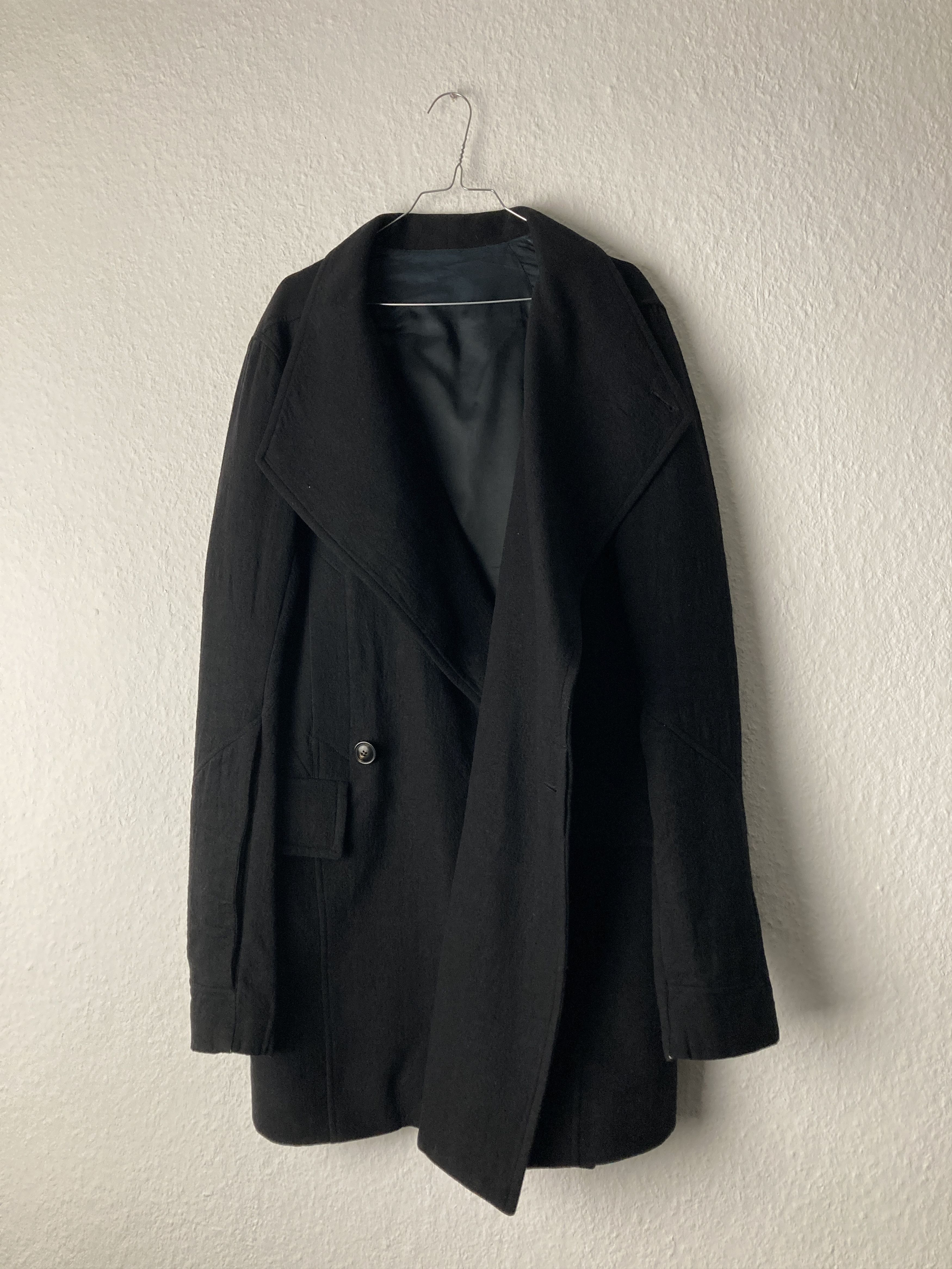 Rick Owens F/W 09 “CRUST” Boiled Wool Runway Berger Coat Rick Owens Size US M / EU 48-50 / 2 - 3 Thumbnail