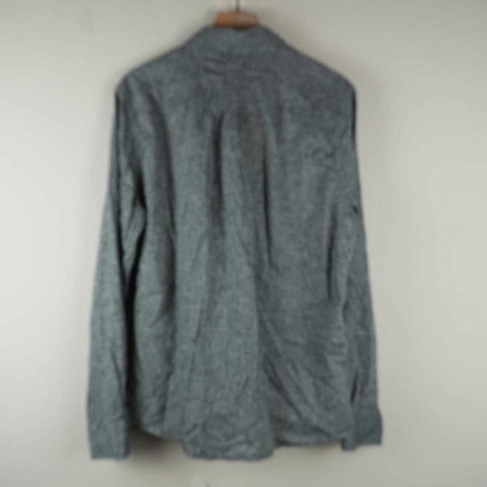 Marine Layer Marine Layer Shirt Men's L Grey Hemp Blend Button Up Size US L / EU 52-54 / 3 - 4 Thumbnail