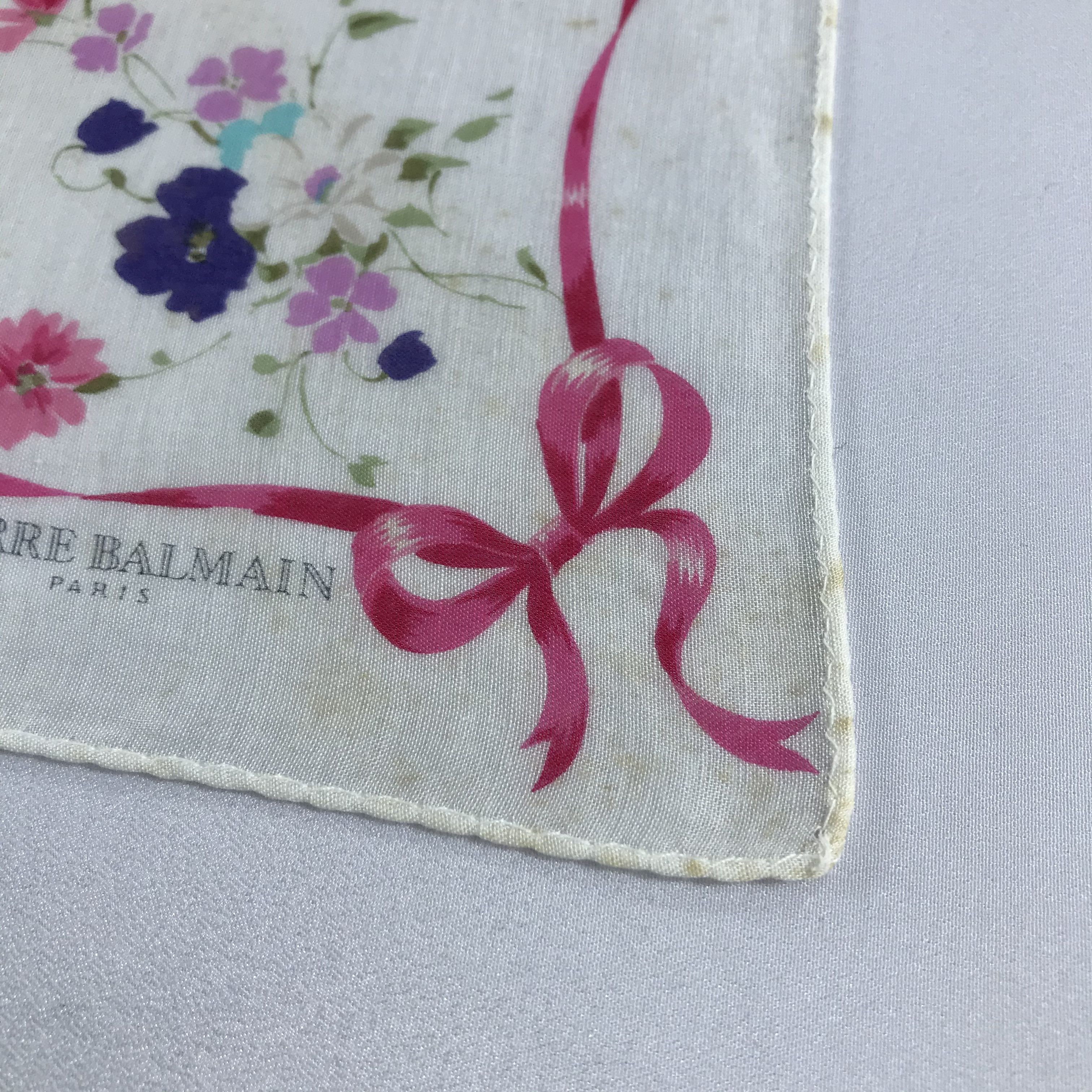Pierre Balmain Pierre Balmain Handkerchief Neckerchief Bandana H1062 Size ONE SIZE - 5 Thumbnail