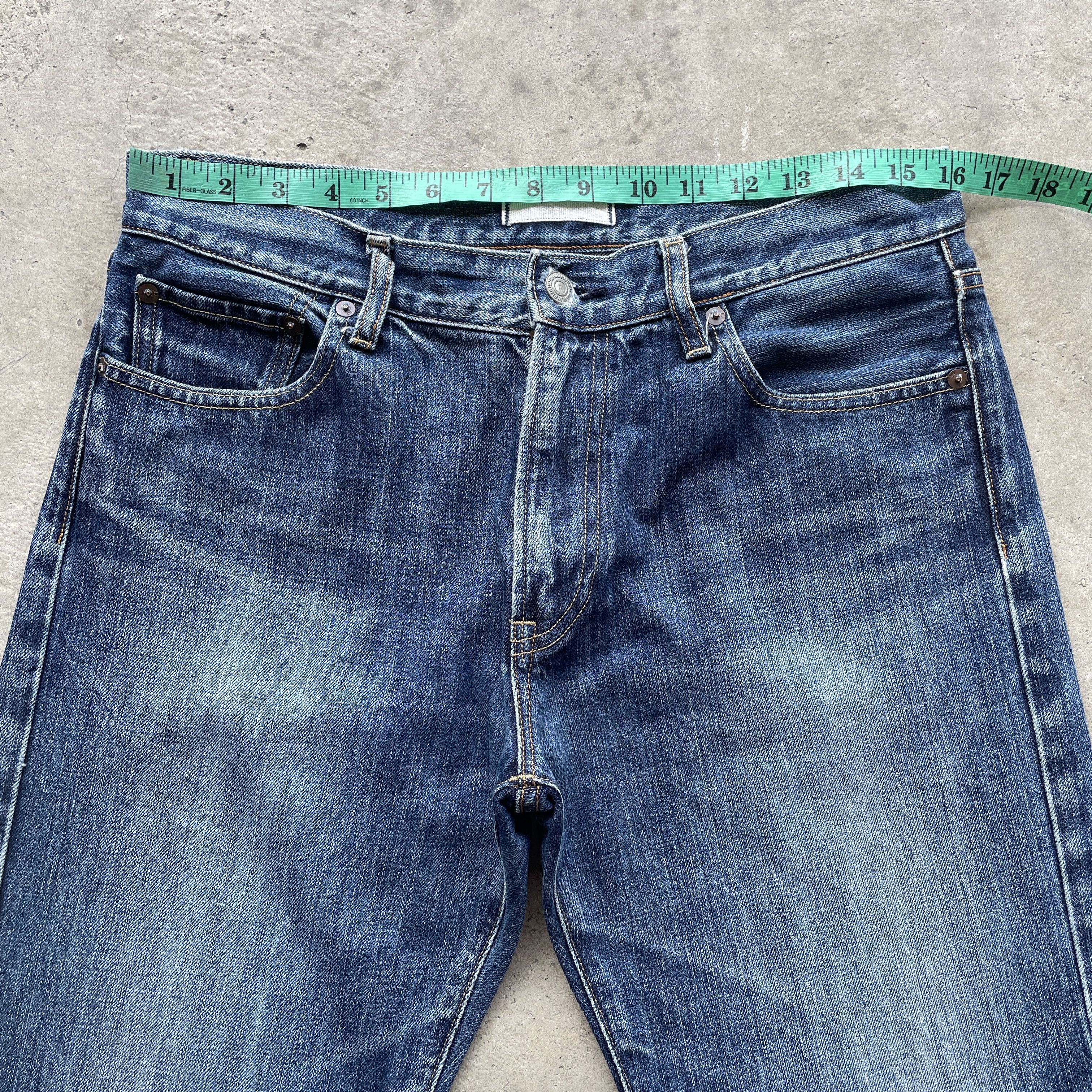 Japanese Brand × Vintage Vintage Japanese Jeans Faded Distressed Denim Pants W32 Size US 32 / EU 48 - 5 Thumbnail