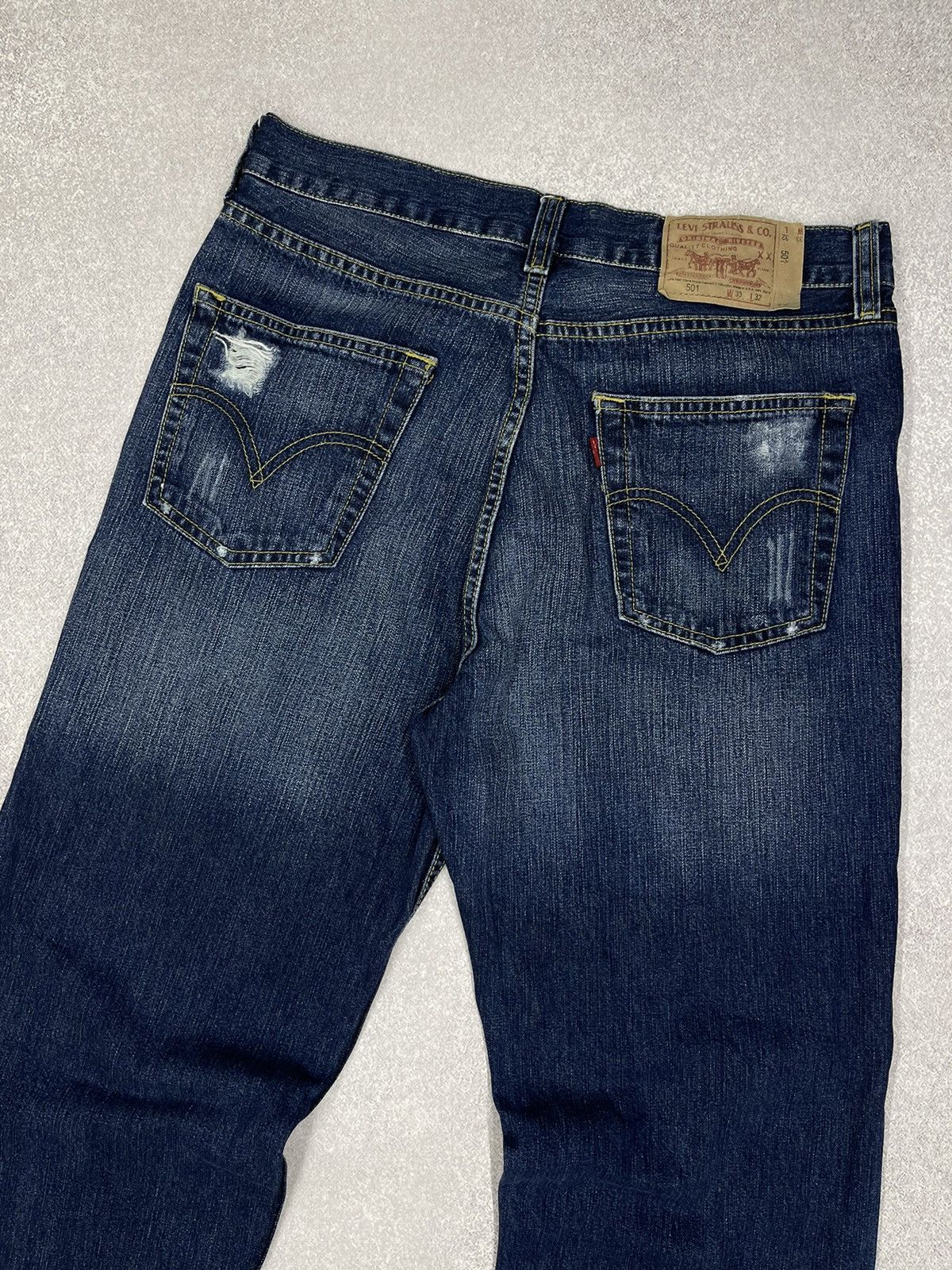 Levi's × Levi's Vintage Clothing × Vintage Vintage Levis 501 Denim Jeans Blue Made in USA Y2K Size US 32 / EU 48 - 3 Thumbnail