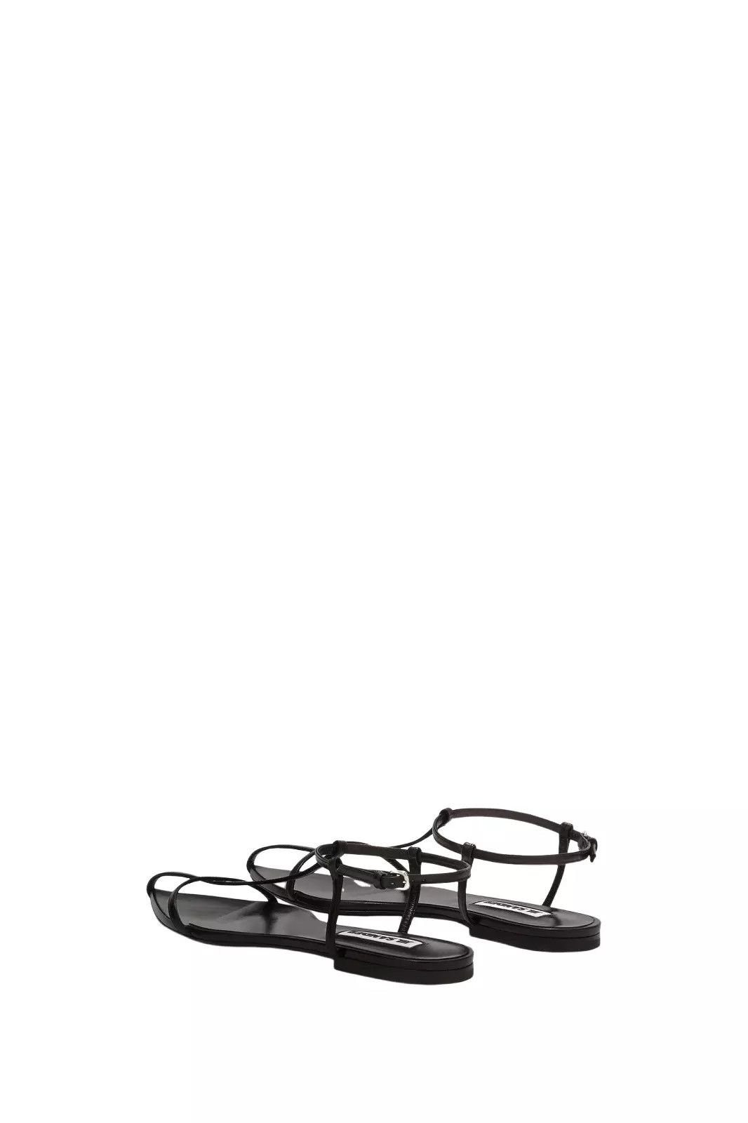 Jil Sander JIL SANDER $790 Black Leather Pt-Toe Flats New Auth. Size US 6 / IT 36 - 4 Thumbnail