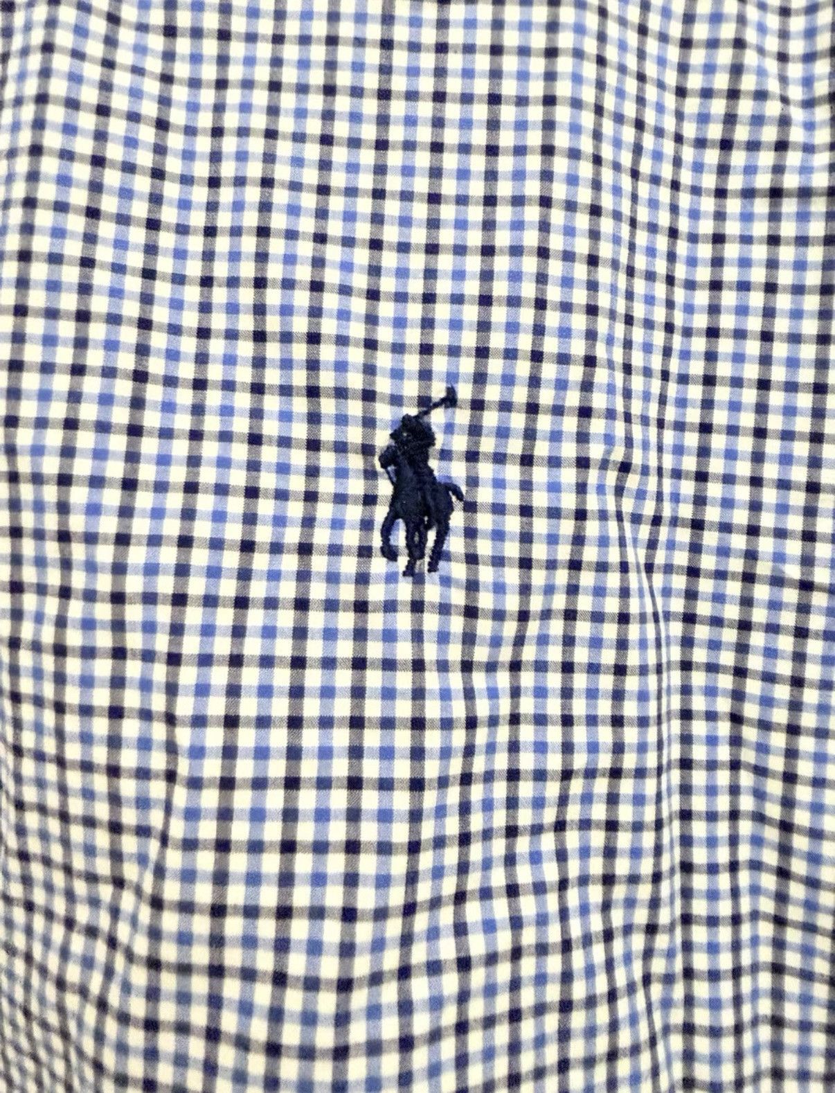 Polo Ralph Lauren Polo Ralph Lauren Blue Check Short-Sleeve Shirt Size US M / EU 48-50 / 2 - 3 Thumbnail