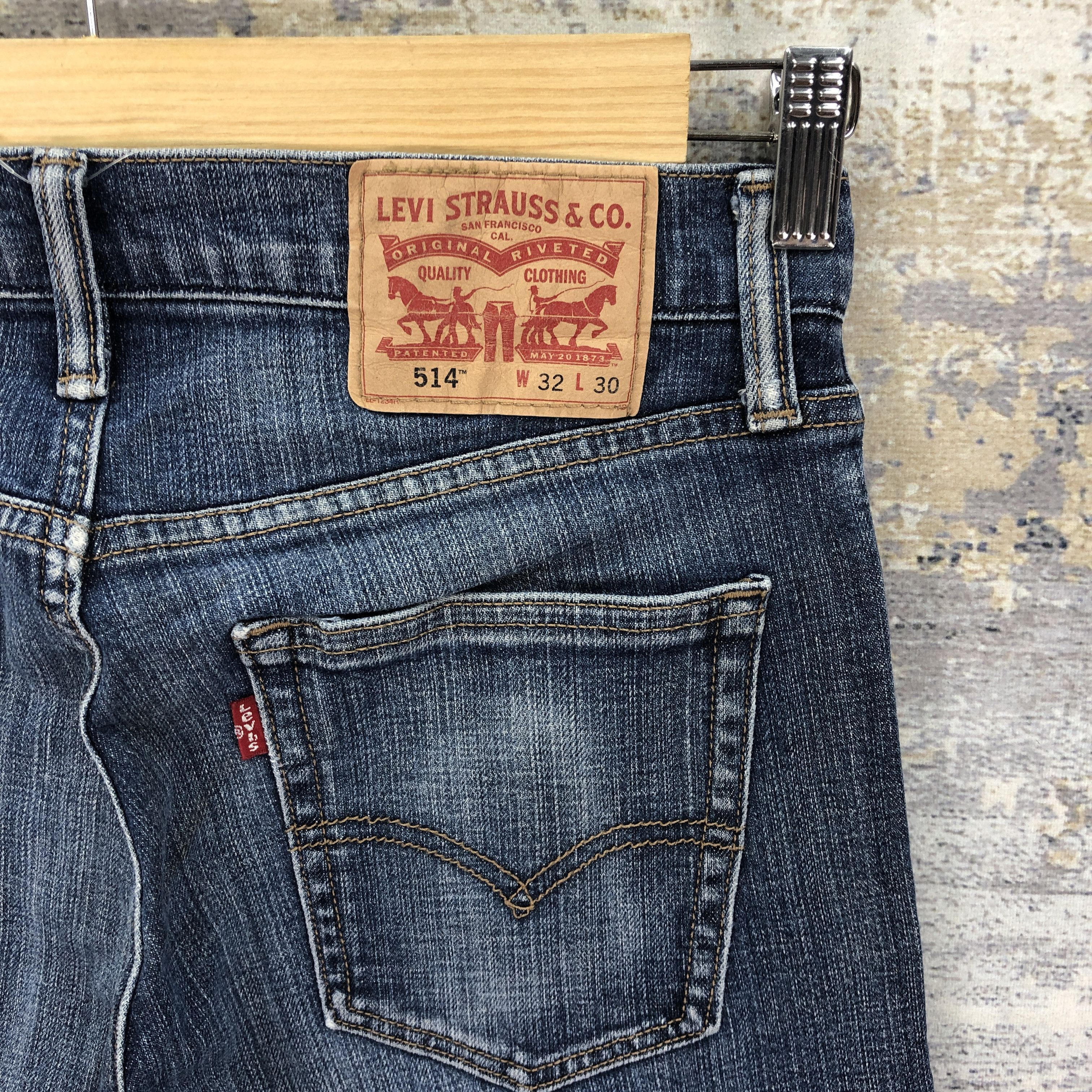 Levi's Vintage Y2K Levis 514 Faded Jeans Levi's Straight Denim Size 28" / US 6 / IT 42 - 5 Thumbnail