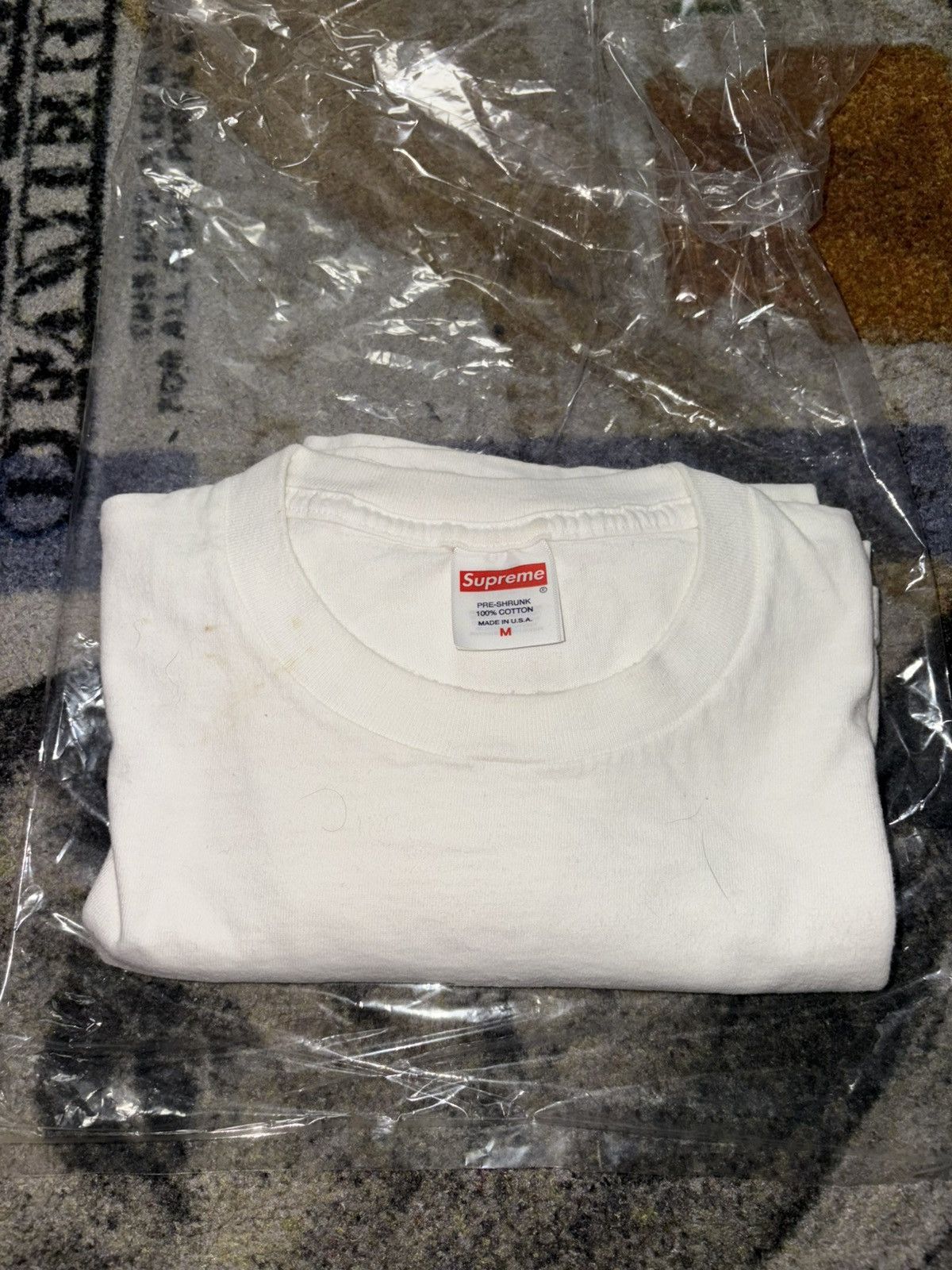 Supreme Supreme Standard Tee White Size US M / EU 48-50 / 2 - 5 Thumbnail