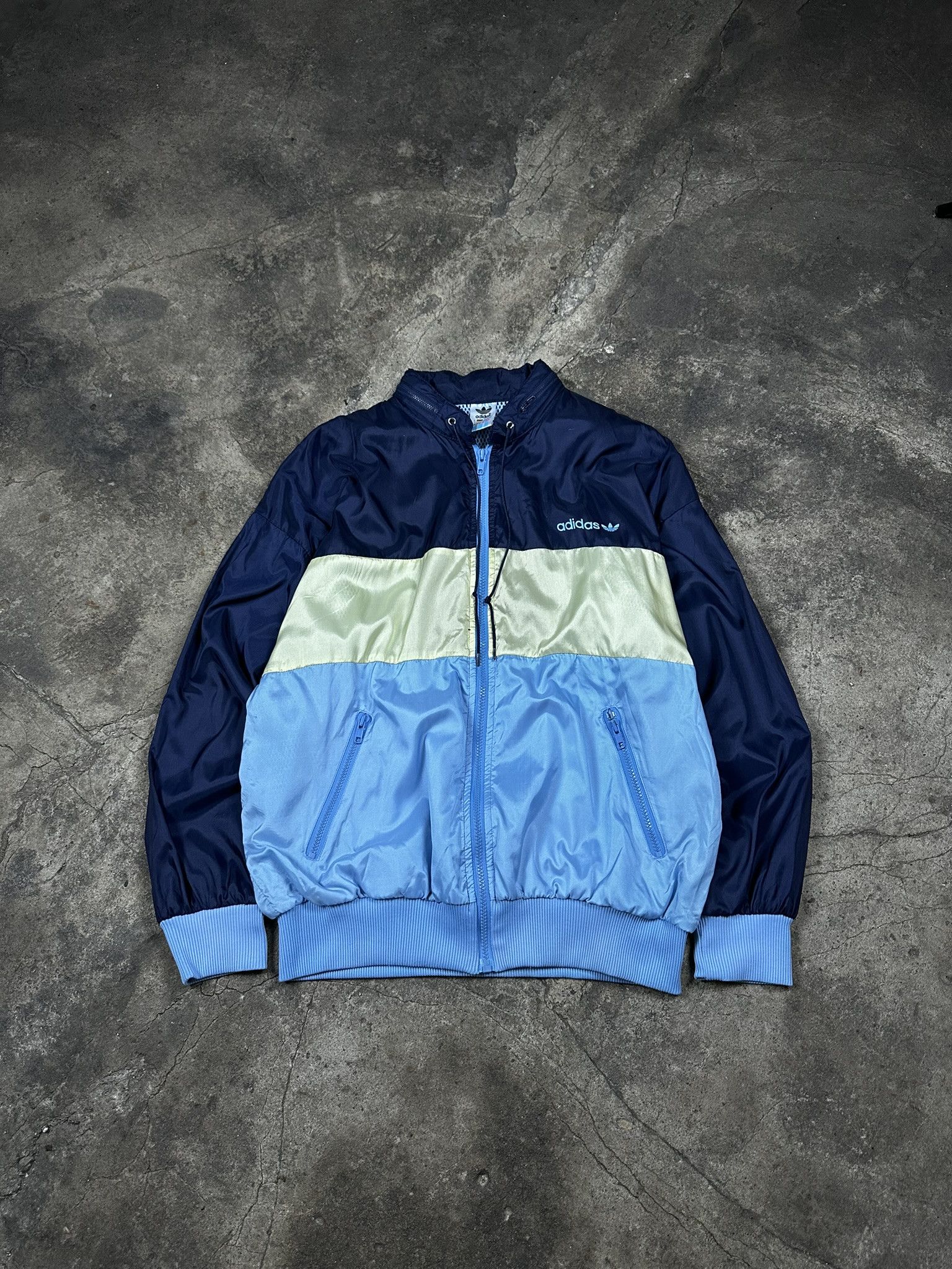 Adidas 80s Vintage Adidas Nylon Tracksuit Track Set Size US L / EU 52-54 / 3 - 2 Thumbnail