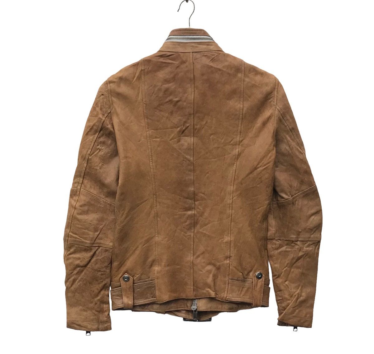 Leather Abx Biker Cafe Racer Leather Jacket Streetwear Jacket Size US S / EU 44-46 / 1 - 7 Thumbnail