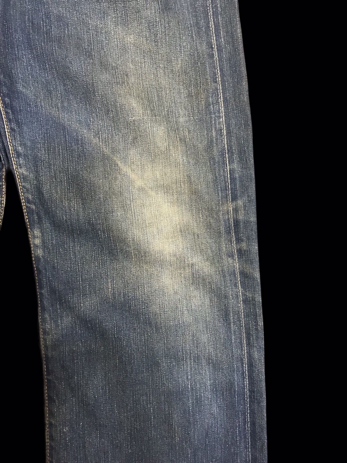 Lee 💥90s Style💥Lee COWBOY Selvedge Cinch Back Faded Denim F127 Size US 29 - 12 Thumbnail