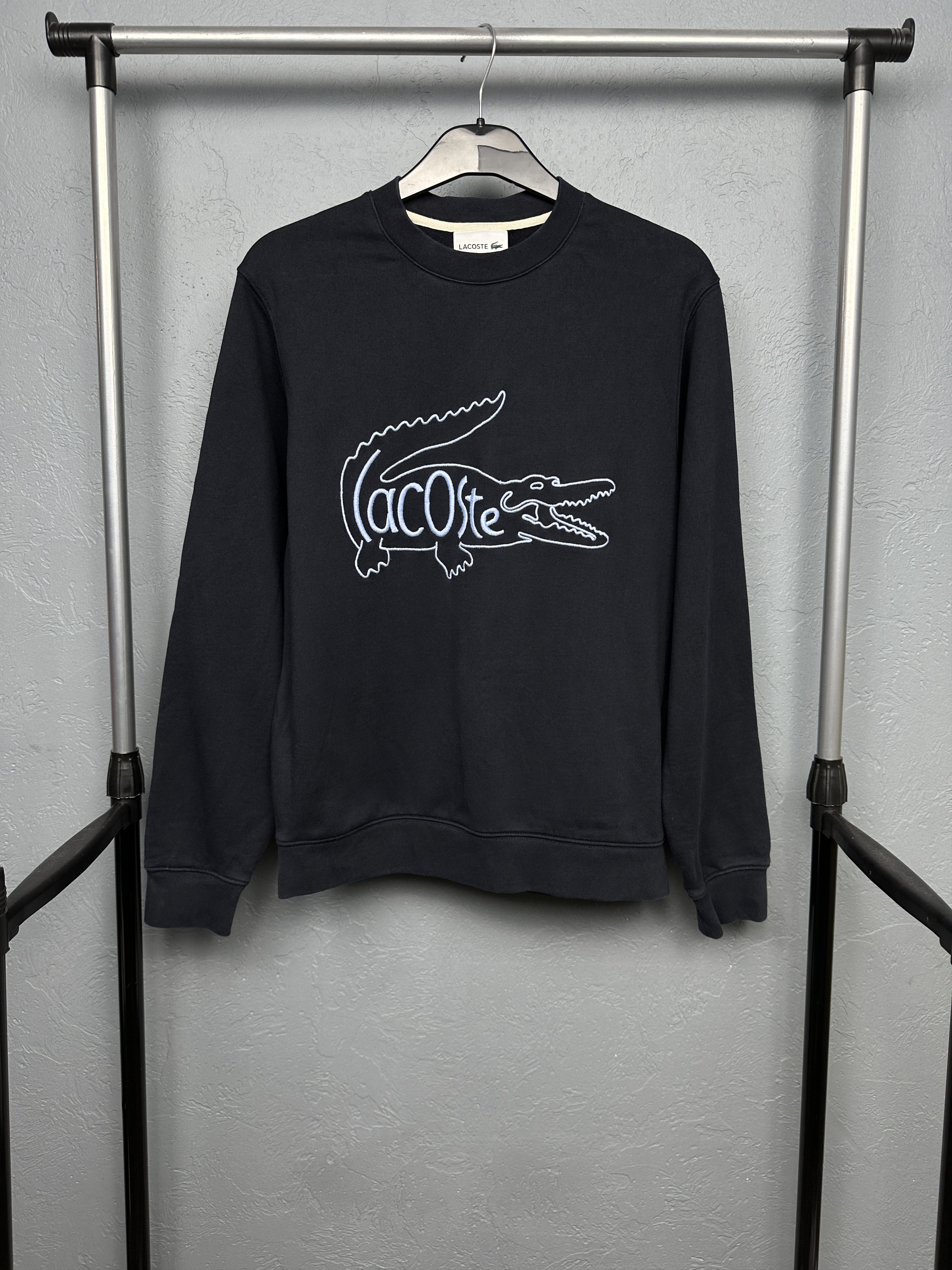 Lacoste Lacoste Mens Crew Neck Sweatshirt Size US M / EU 48-50 / 2 - 1 Thumbnail