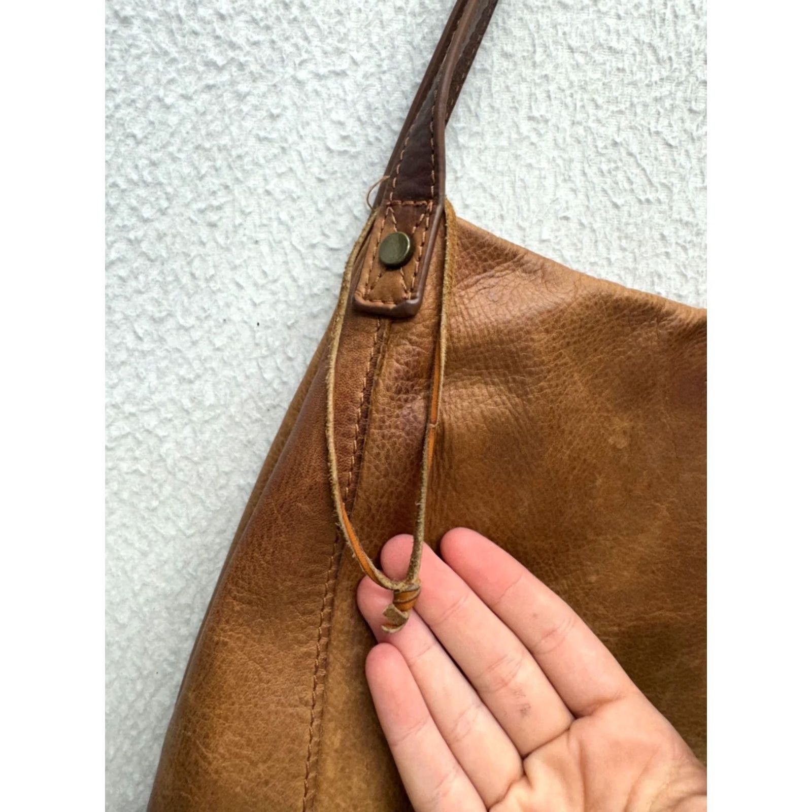 Vintage VINTAGE American Leather Co. Brown Genuine Leather Shoulder Bag #9841 Size ONE SIZE - 4 Thumbnail