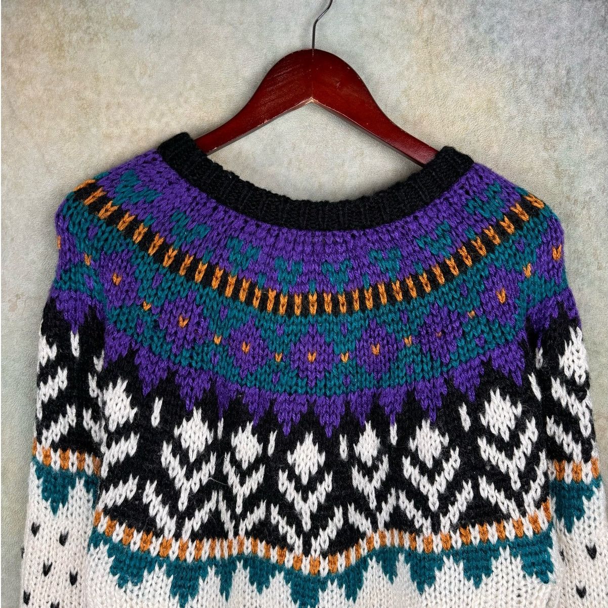 American Apparel VTG 90s Hand Knit Sweater M Size US M / EU 48-50 / 2 - 4 Thumbnail