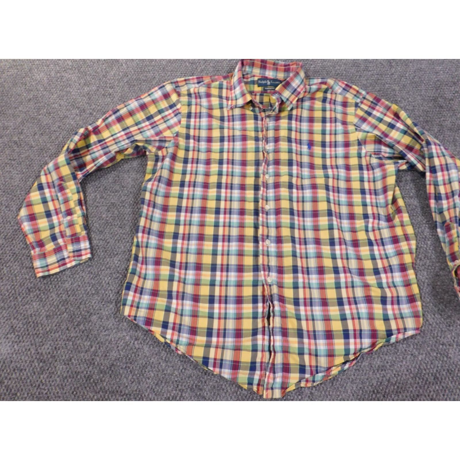 Ralph Lauren Ralph Lauren Shirt Mens XL red plaid button-up classic fit vintage: no Size US XL / EU 56 / 4 - 3 Thumbnail