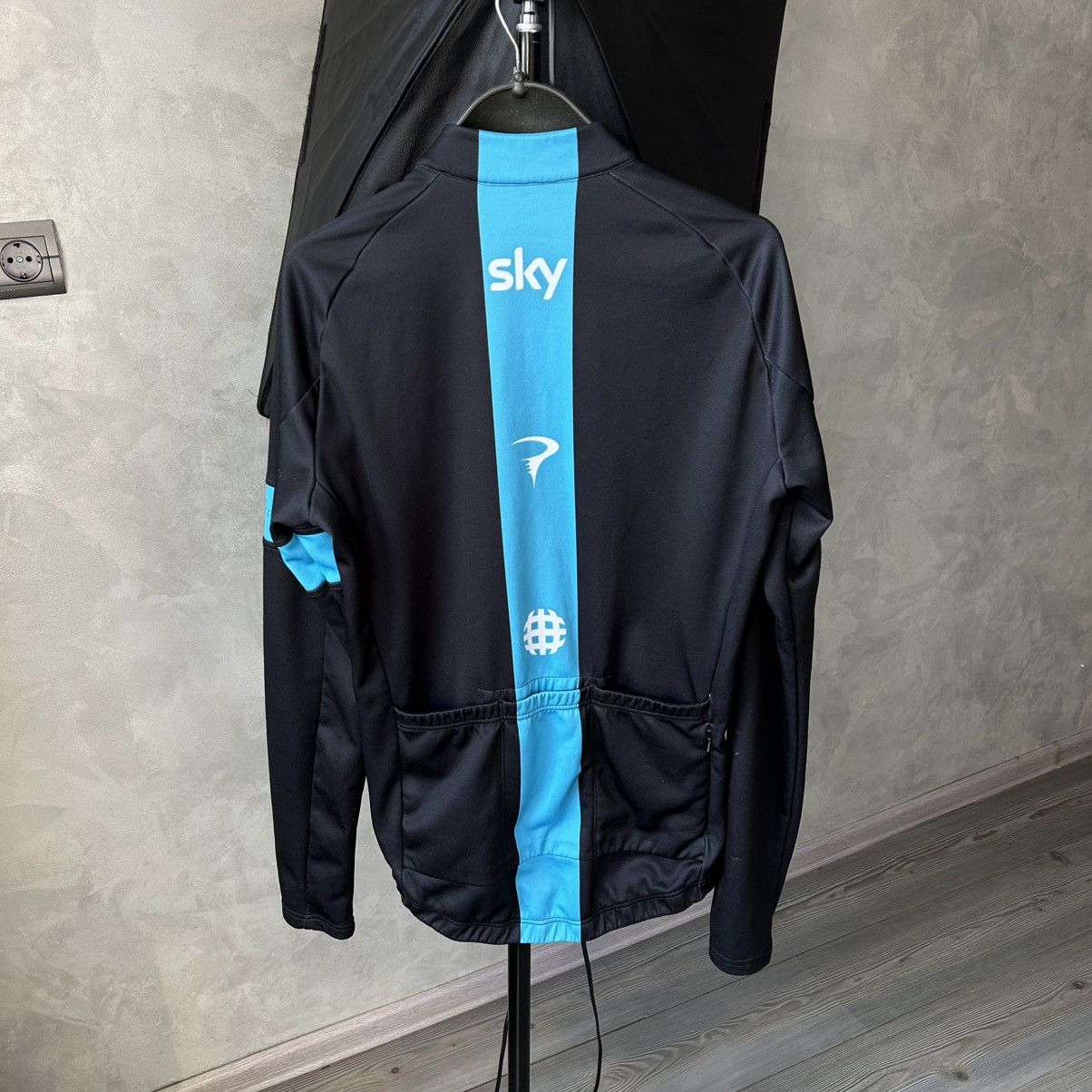 Rapha Rapha Sky Team Long Sleeve Zip Cycle Jersey L Size US L / EU 52-54 / 3 - 12 Thumbnail