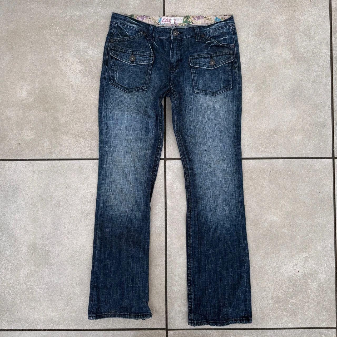 Vintage Vintage 90s Flared Bottoms Jeans Multi Pocket Size US 32 / EU 48 - 2 Thumbnail