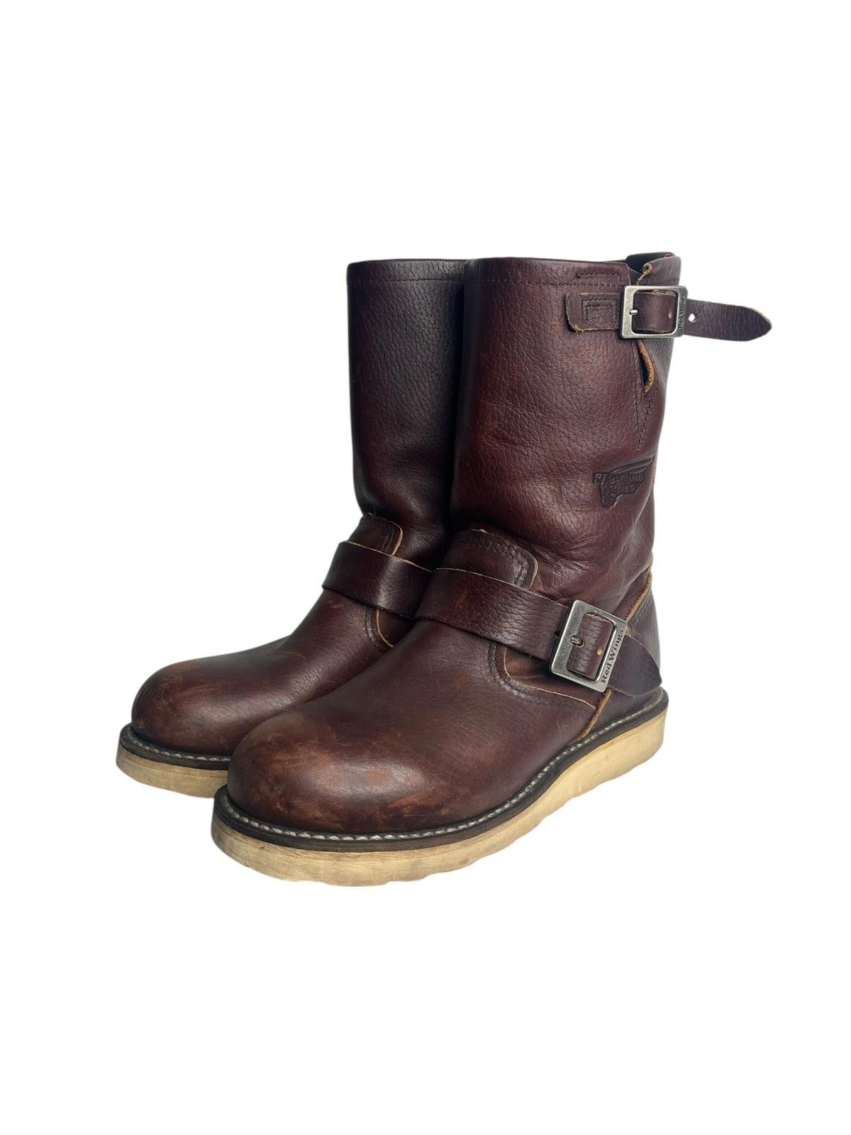 Other Red Wing Heritage 2970 Engineer Boots Brown Leather Made USA Size US 6.5 / IT 36.5 - 4 Thumbnail