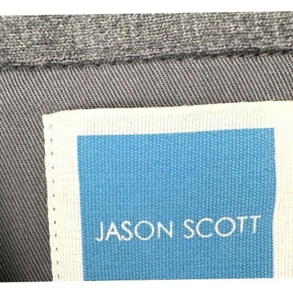 Vintage Jason Scott Shirt Adult Small Grey Flannel Button-Up Long Sleeve Pocket Mens NEW Size US S / EU 44-46 / 1 - 4 Thumbnail
