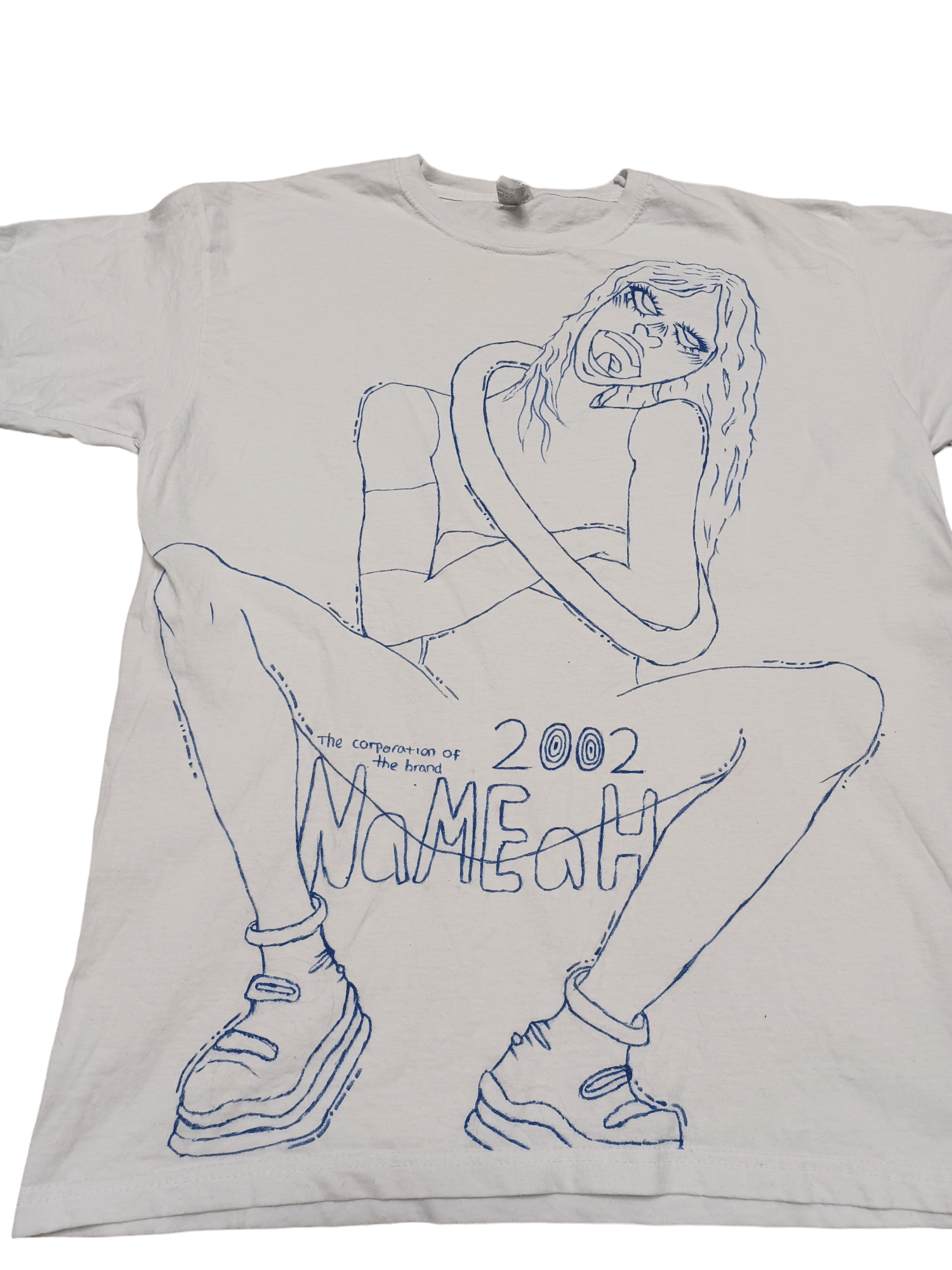 Hook-Ups FOTL VINTAGE FANTASTIC GIRL Y2K 2002 TEE SKATEGANG DRILL RAP Size US M / EU 48-50 / 2 - 2 Thumbnail
