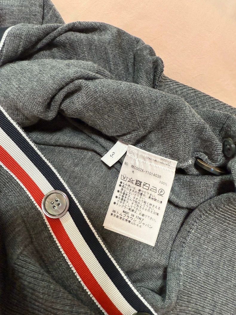 Thom Browne Thom Browne size3 a cardigan sweater Size US L / EU 52-54 / 3 - 4 Thumbnail