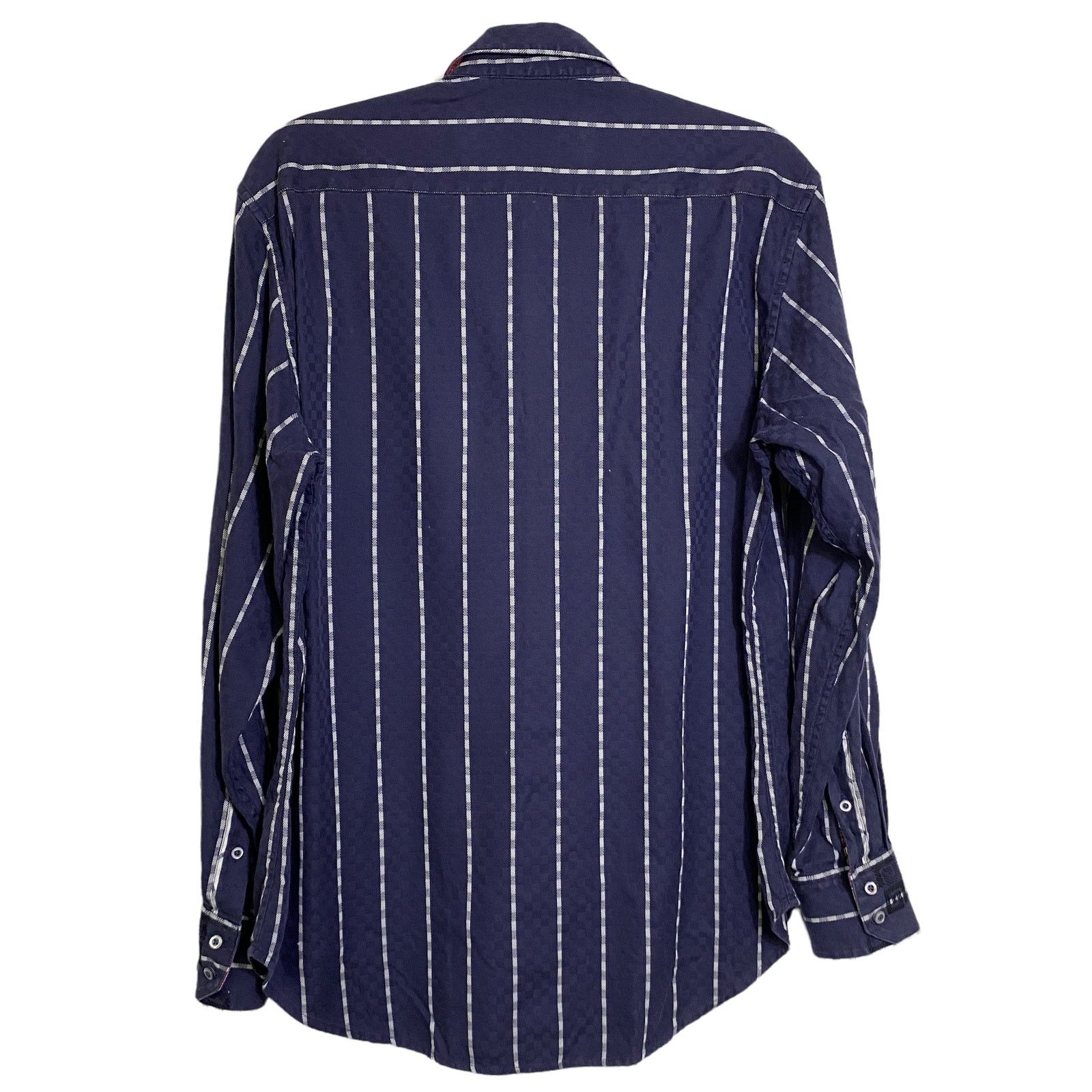 Robert Graham Robert Graham Mens Striped Long Sleeve Button Up Shirt Size US M / EU 48-50 / 2 - 4 Thumbnail