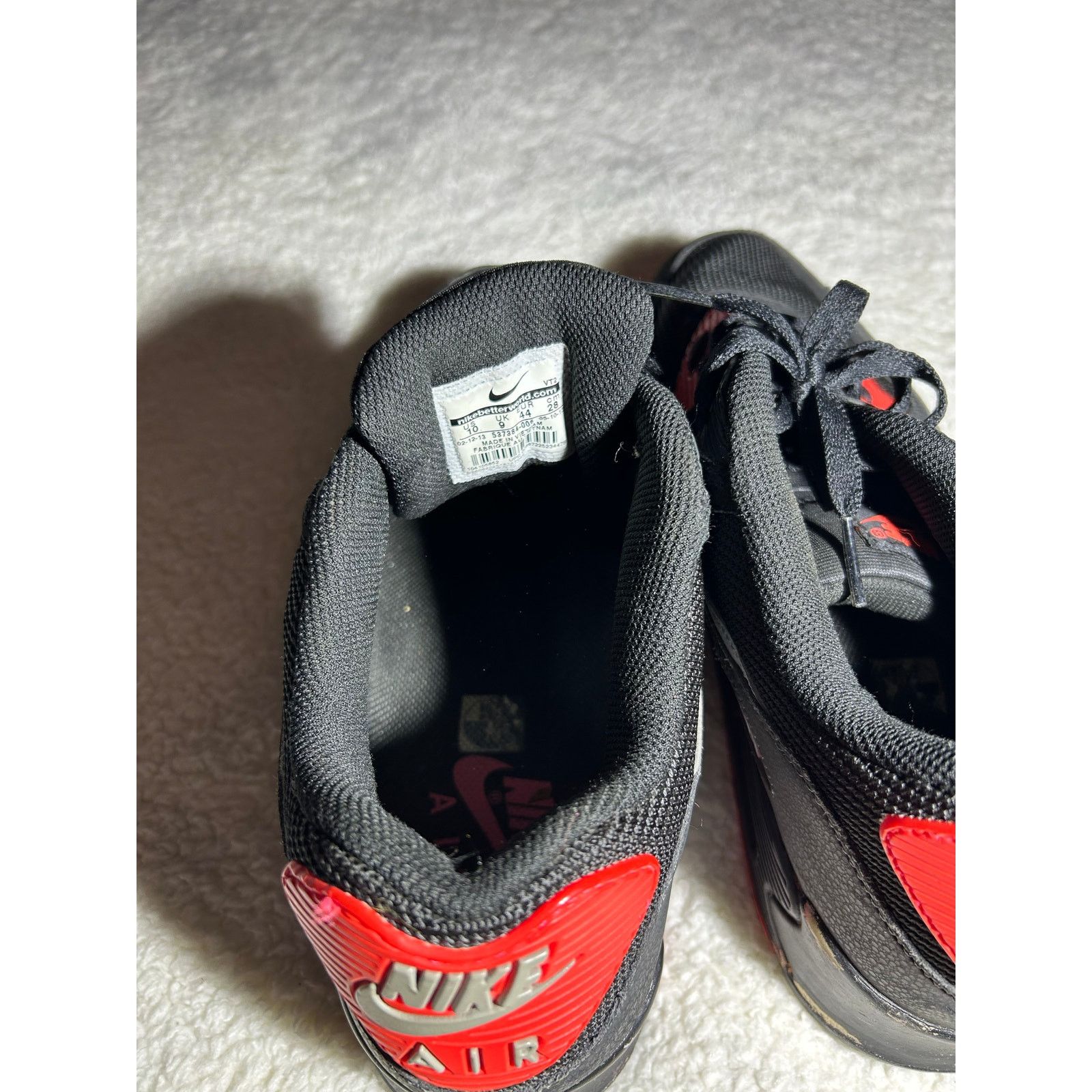 Nike ACG Nike Air Max 90 'Iron Grey Fire Red' Size 10 Size US 10 / EU 43 - 4 Thumbnail