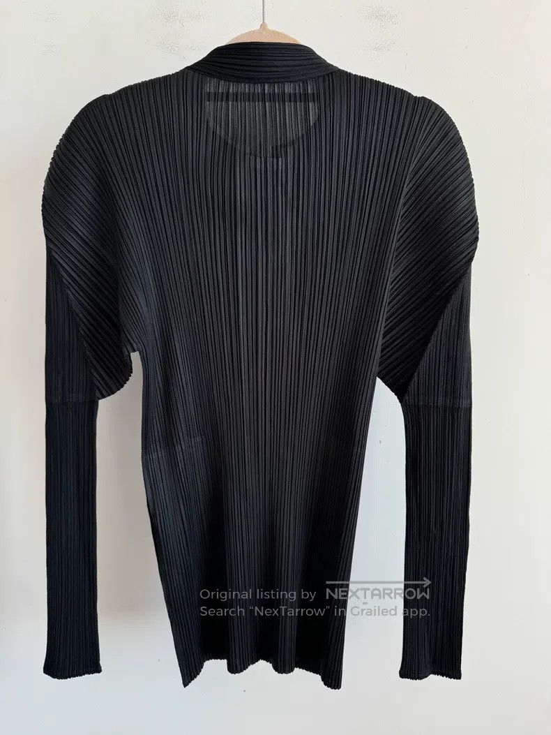 Issey Miyake Issey Miyake Black Coat Size L / US 10 / IT 46 - 2 Thumbnail