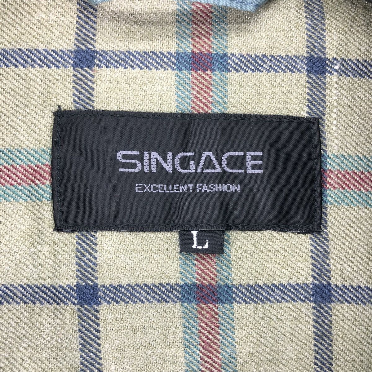 Japanese Brand Vintage 80's Casual Work Zipper Jacket by Singace Size US M / EU 48-50 / 2 - 12 Thumbnail
