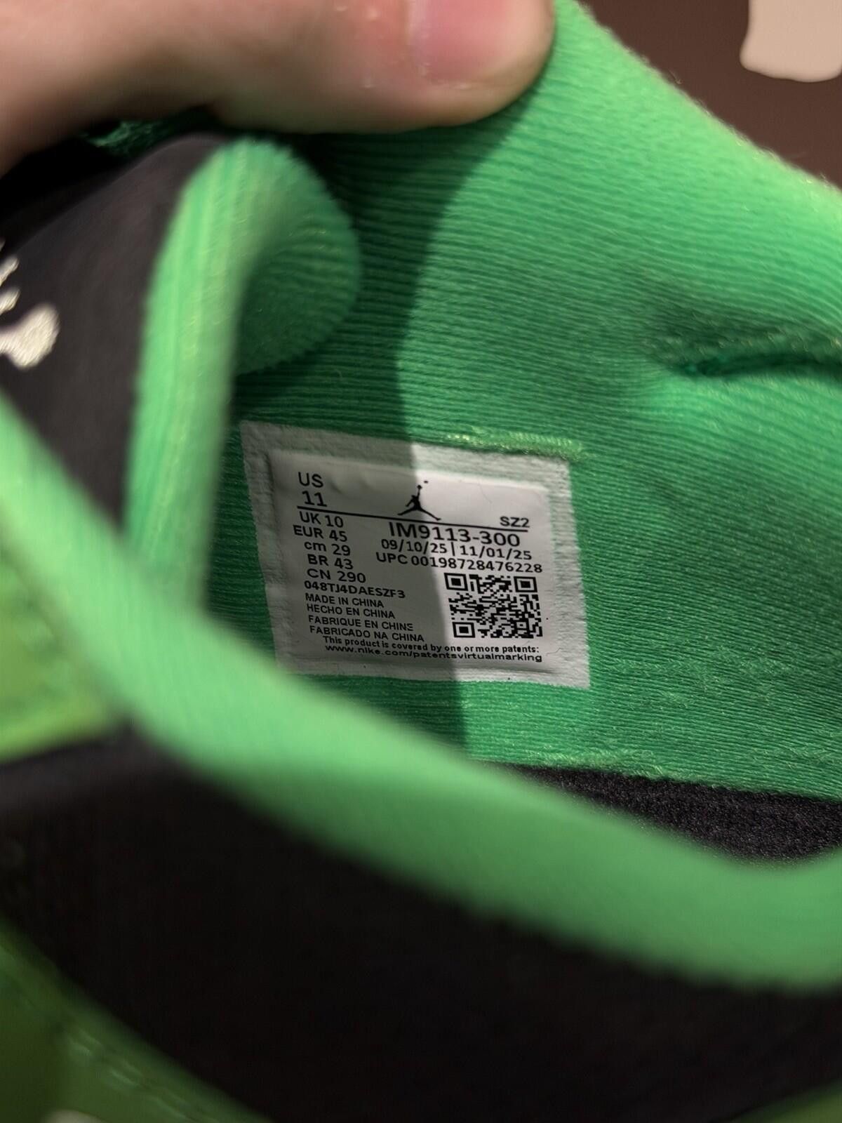 Jordan Brand Nike Jordan CJ1 T-Rexx x Travis Scott Green Spark Size 11 Size US 11 / EU 44 - 10 Thumbnail