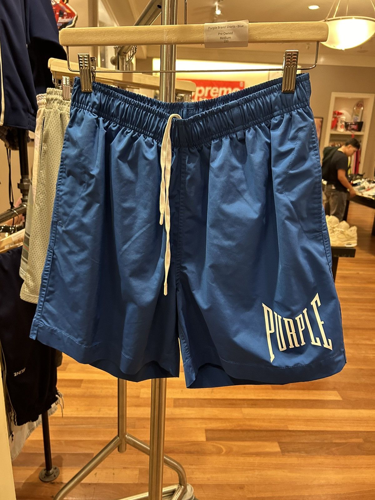 Purple Brand Purple Brand Blue Shorts Size US 32 / EU 48 - 1 Thumbnail