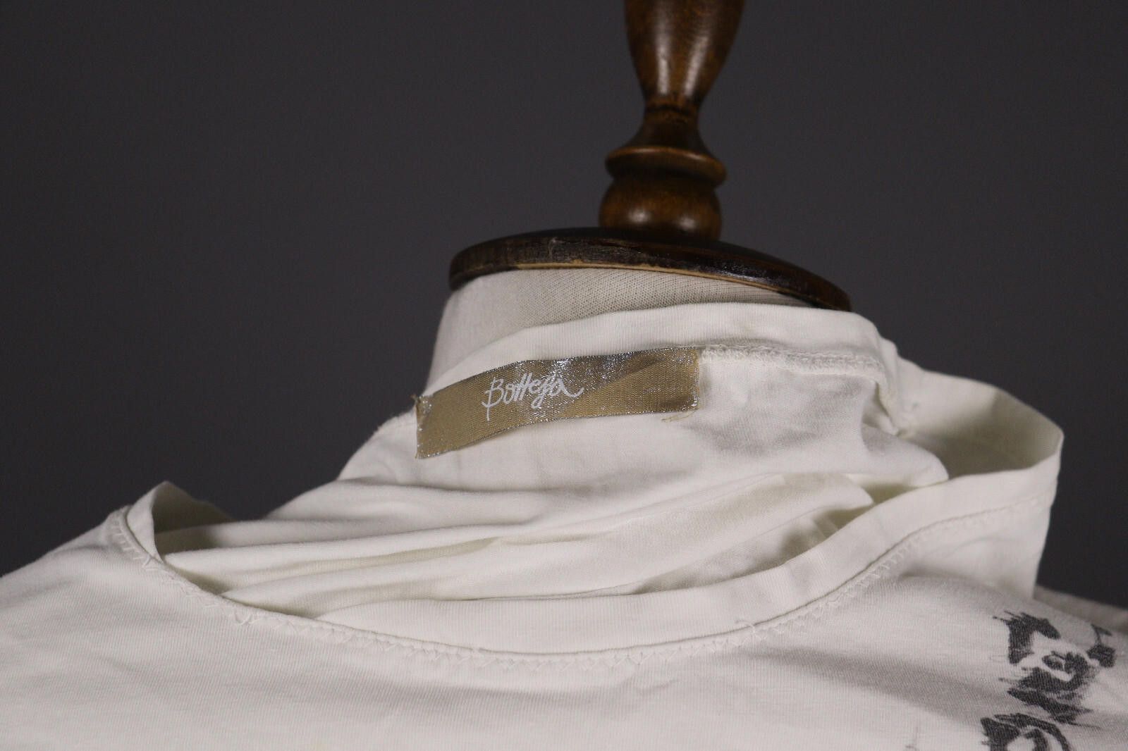 Bottega Veneta Bottega by Elisa Cavaletti White Printed Top Shirt Size XXL Size XXL / US 16-18 / IT 52-54 - 9 Thumbnail