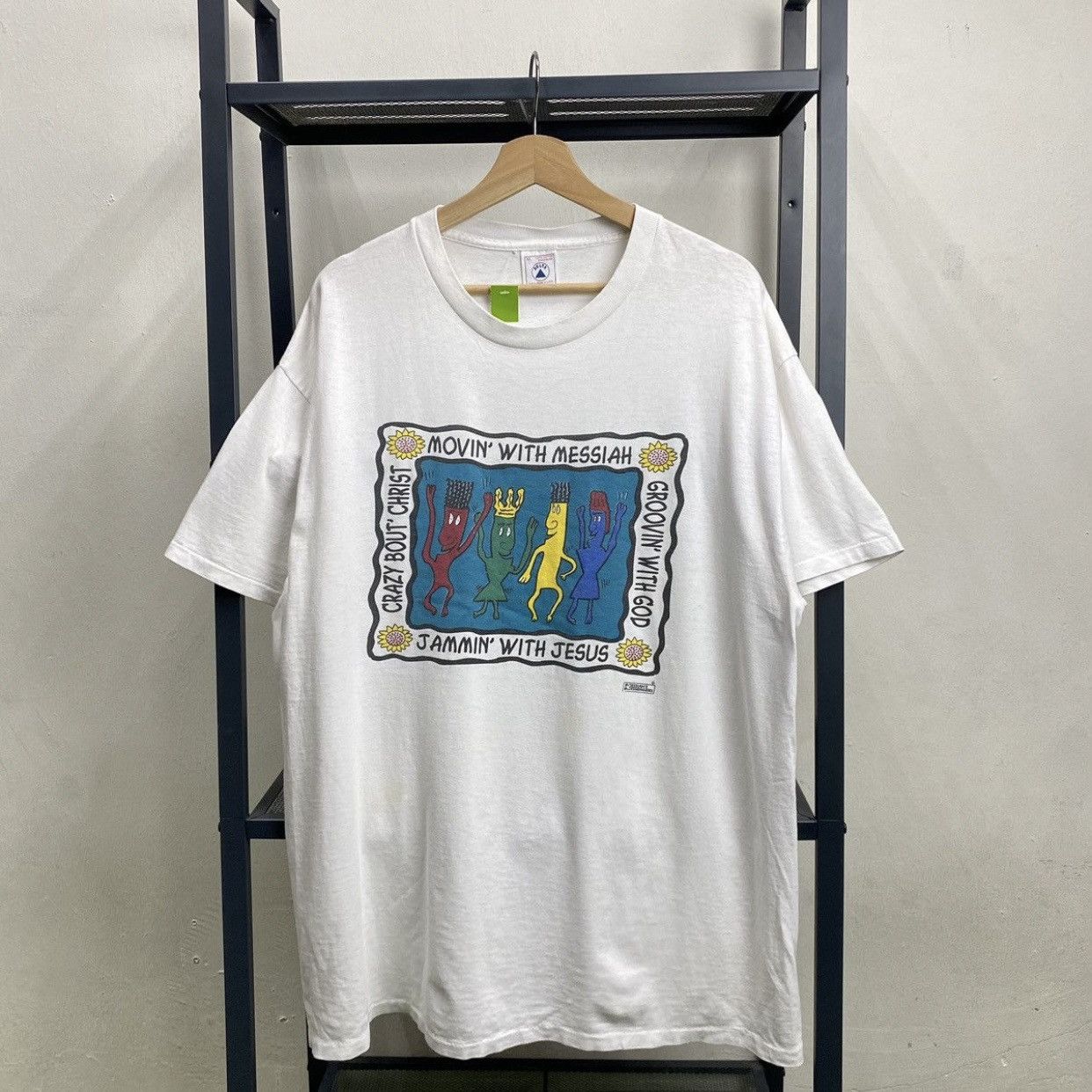 Vintage ‘90s Vintage Religion Messiah Messengers Cartoon Tee Size US XL / EU 56 / 4 - 1 Thumbnail