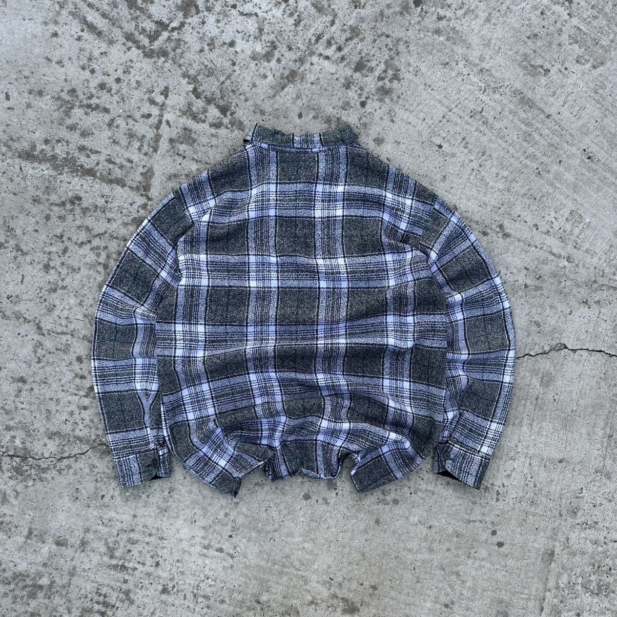 Flannel Vintage Wester Style Checked Shirt Button Up Y2K Cowboy 00s Size US XL / EU 56 / 4 - 2 Thumbnail