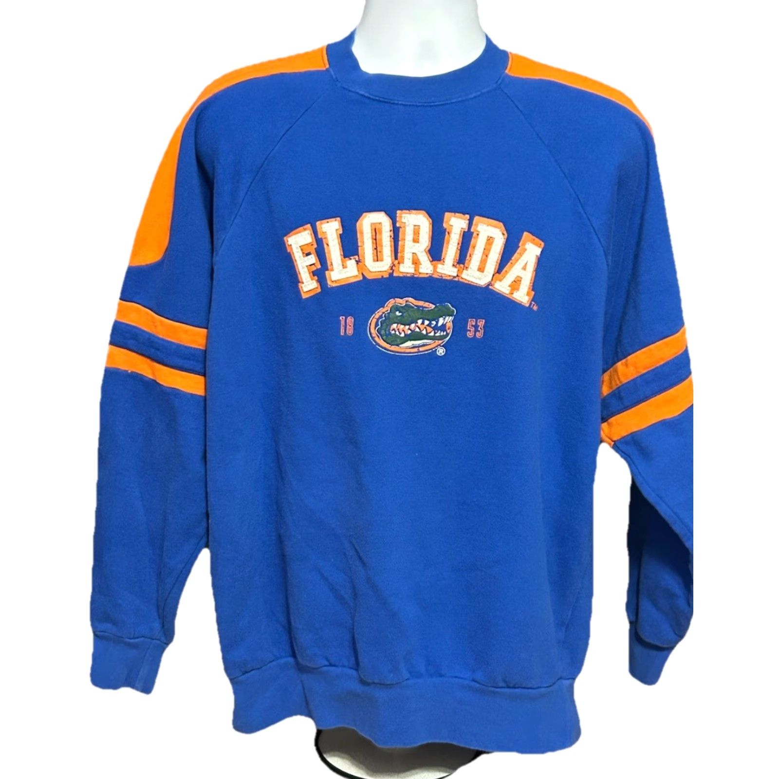 Vintage VINTAGE Florida Gators Pullover Sweatshirt Men XL Blue Orange Stitched Graphics Size US XL / EU 56 / 4 - 2 Thumbnail