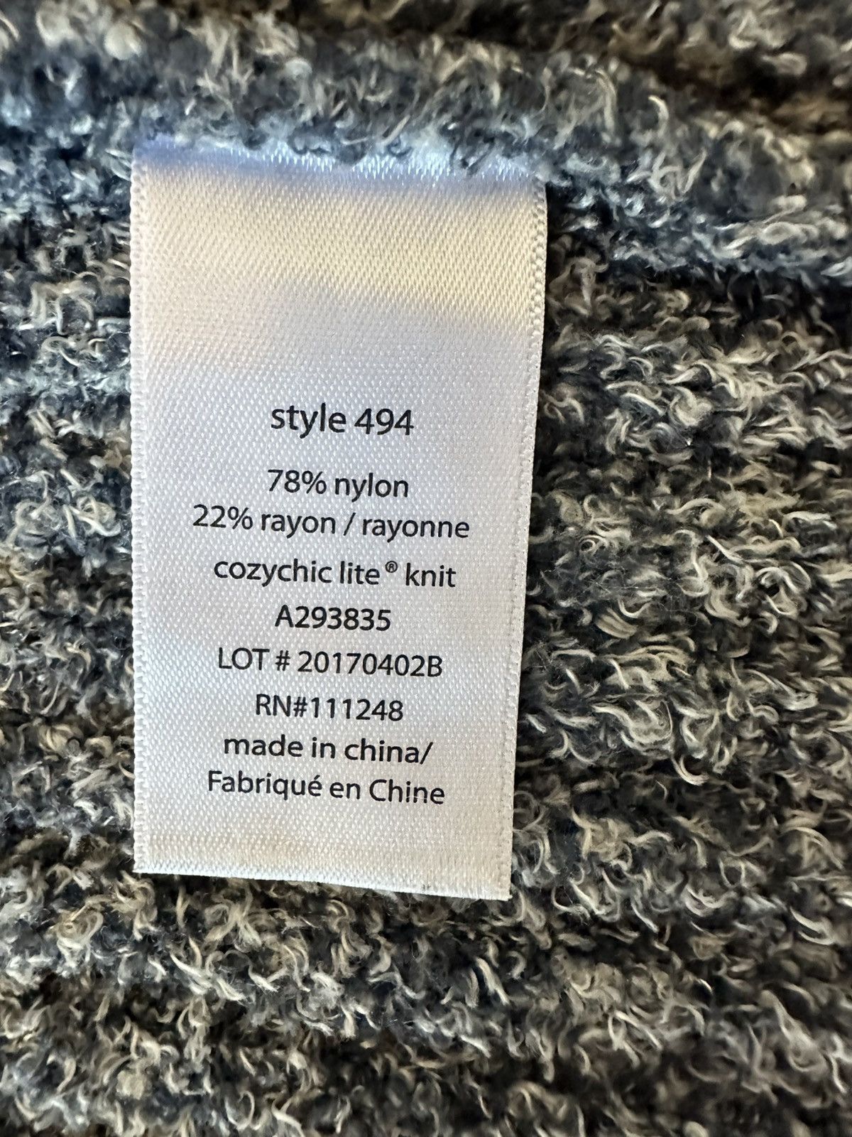 Other Barefoot Dreams Sweater Womens Extra Small CozyChic Lite Size XL / US 12-14 / IT 48-50 - 4 Thumbnail