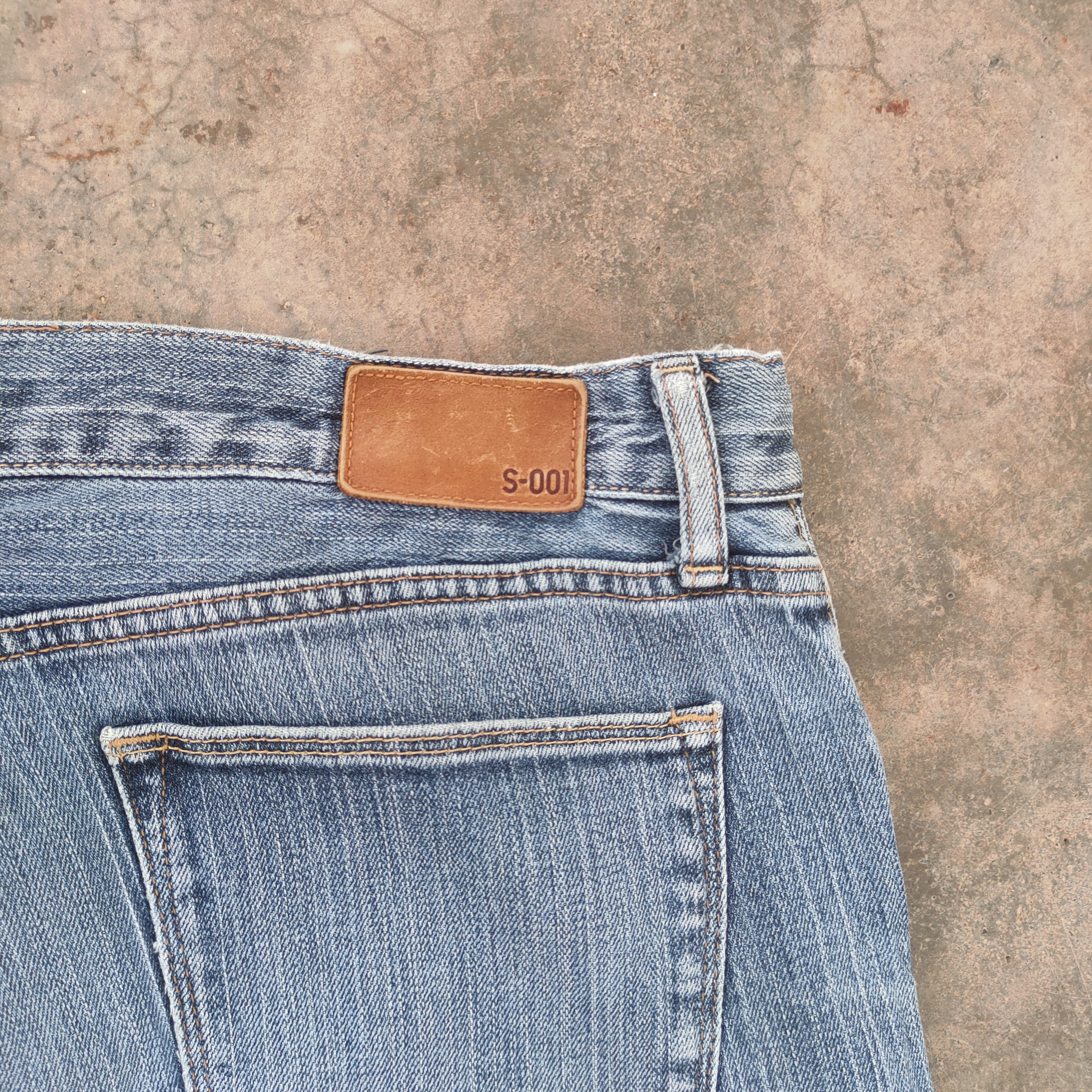 Japanese Brand × Jean × Vintage W36 VINTAGE JAPAN S-001 FADED DISTRESSED DENIM JEAN PANTS Size US 36 / EU 52 - 10 Thumbnail