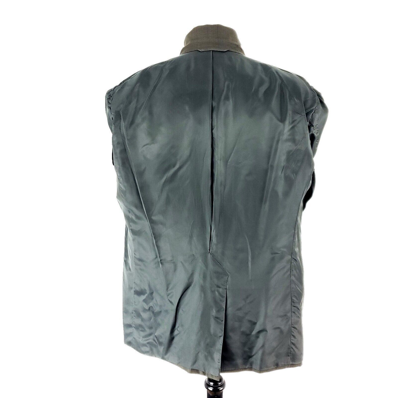 Hickey Freeman Hickey Freeman Wool Boardroom 2 Button Blazer 40R Green Glen Size 40R - 11 Thumbnail