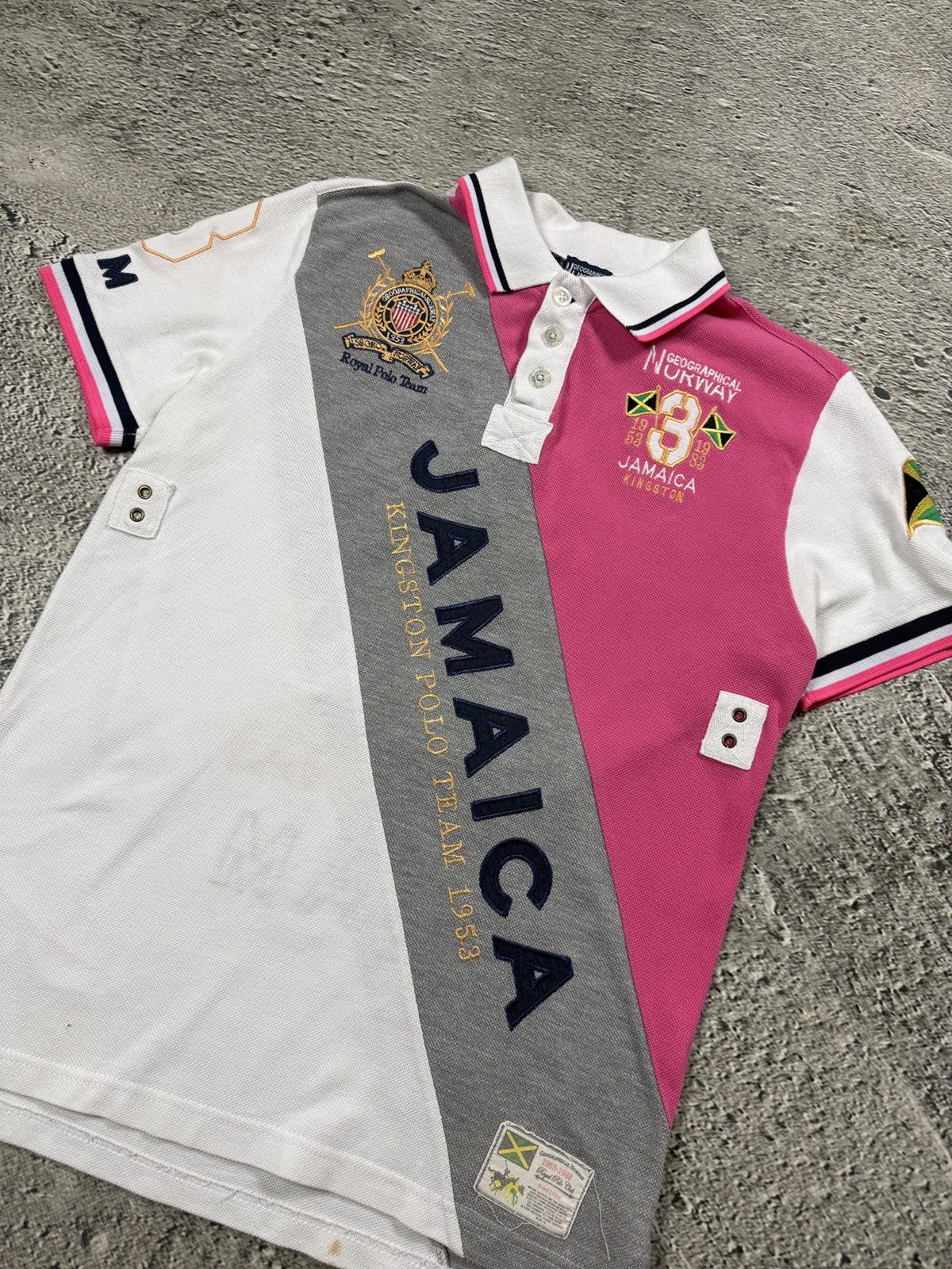 Other Chief Keef Polo Jamaica Geografical Norway Pink Rasta Size US L / EU 52-54 / 3 - 2 Thumbnail