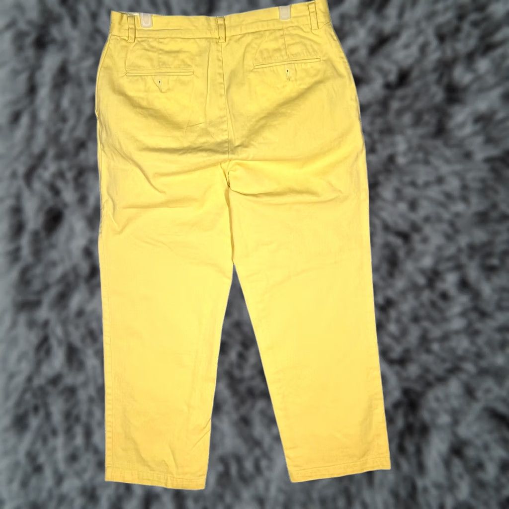 Polo Ralph Lauren Polo Ralph Lauren Chino Pants Men’s 33 x 34 Flat Front Mid-Rise Yellow Cotton Pants Size US XS / EU 42 / 0 - 1 Thumbnail