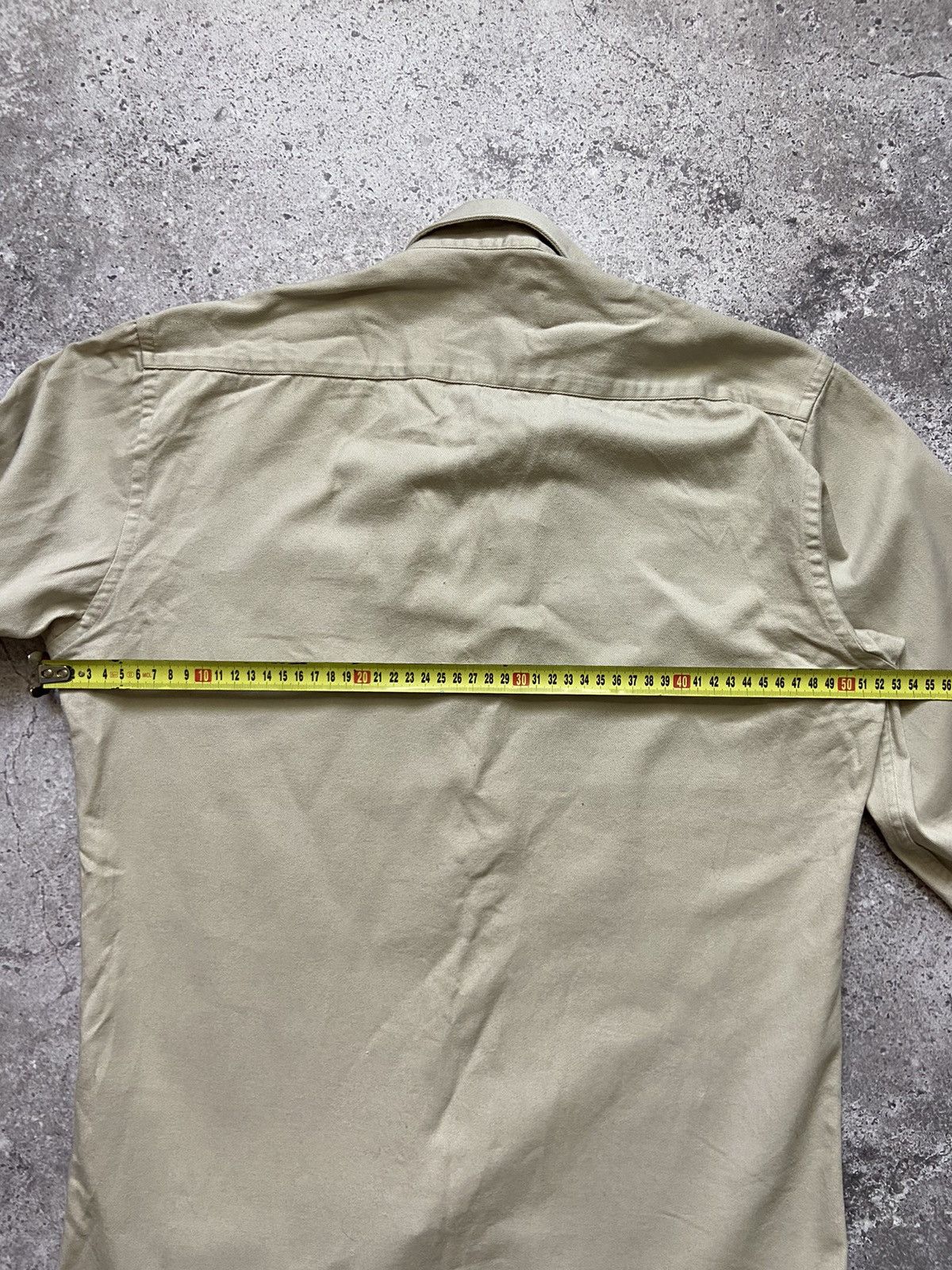 Vintage Cotton YSL Shirt Beige Size US S / EU 44-46 / 1 - 6 Thumbnail