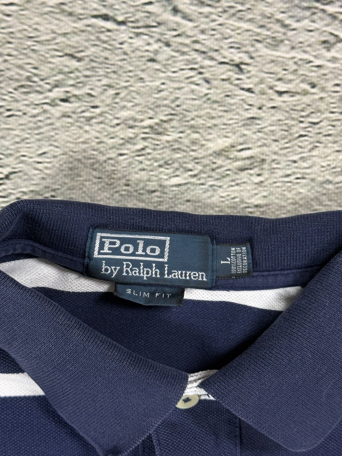 Ralph Lauren Chief Keef Polo Ralph Lauren big pony striped navy white Size US S / EU 44-46 / 1 - 4 Thumbnail