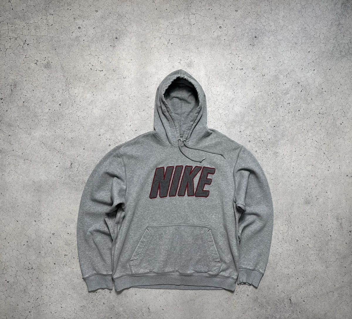 Nike Nike Vintage Hoodie Big Logo Swoosh Y2K Size US L / EU 52-54 / 3 - 1 Thumbnail