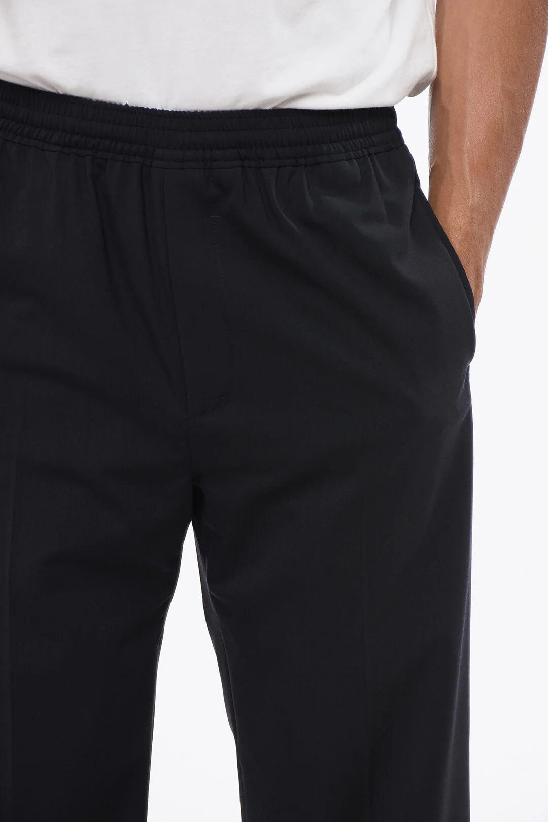 Givenchy og1mm0326 Wool-Blend Pant in Blue Size US 34 / EU 50 - 3 Thumbnail