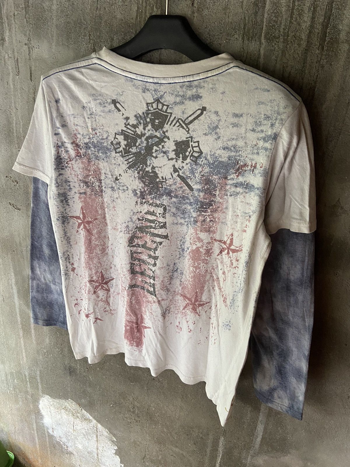 If Six Was Nine DOUBLE LAYER DENIMBAR BIRD MOTORCYCLE LONG SLEEVE Size US S / EU 44-46 / 1 - 11 Thumbnail
