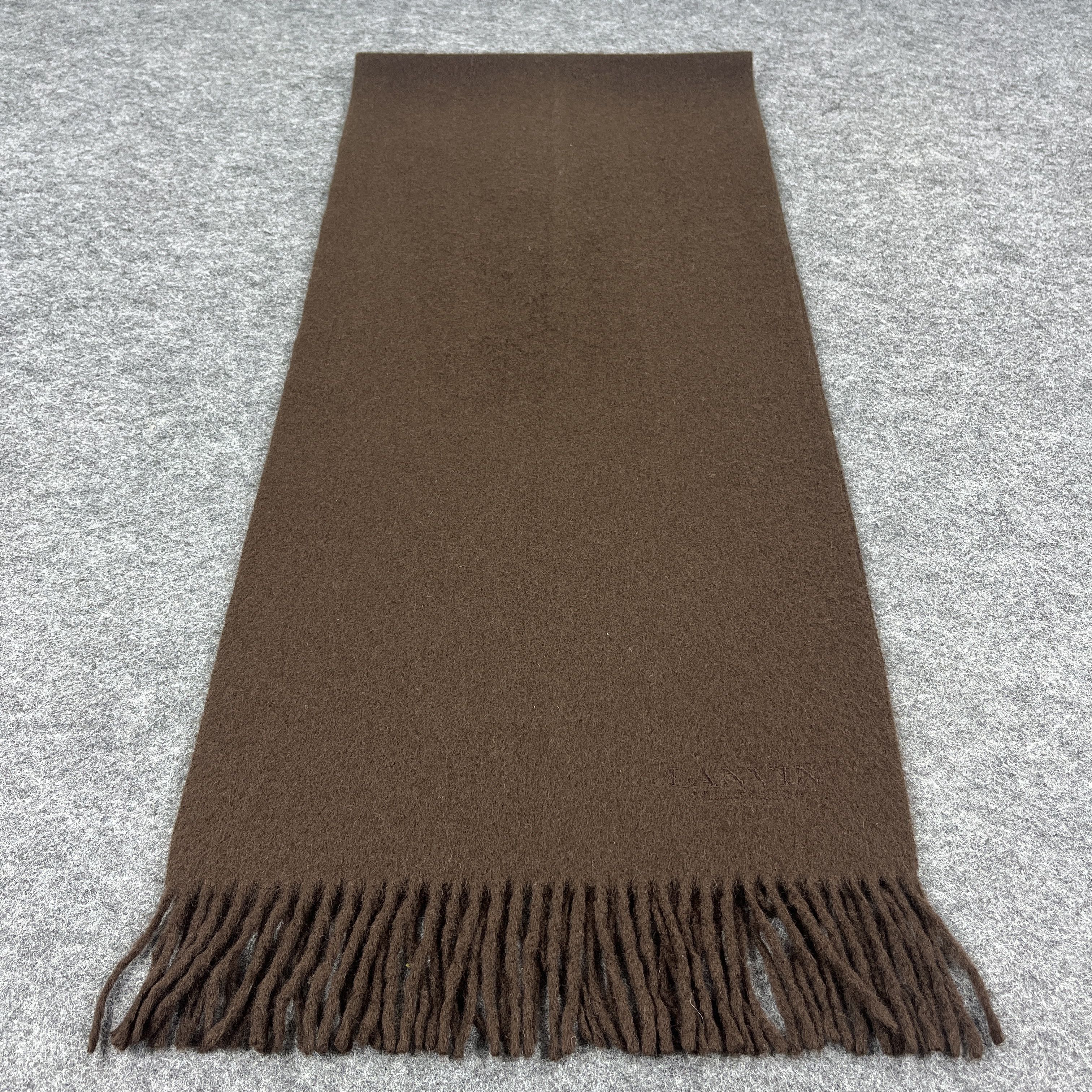 Lanvin Lanvin Cashmere Scarf / Muffler / Neckwear T1031 Size ONE SIZE - 2 Thumbnail