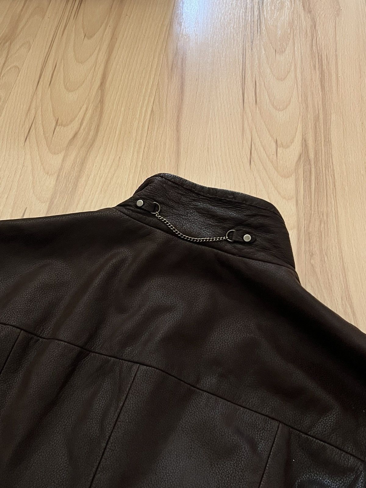 Marithe + Francois Girbaud RARE Marithe Francois Girbaud Leather Trench Coat Jacket Size M / US 6-8 / IT 42-44 - 7 Thumbnail