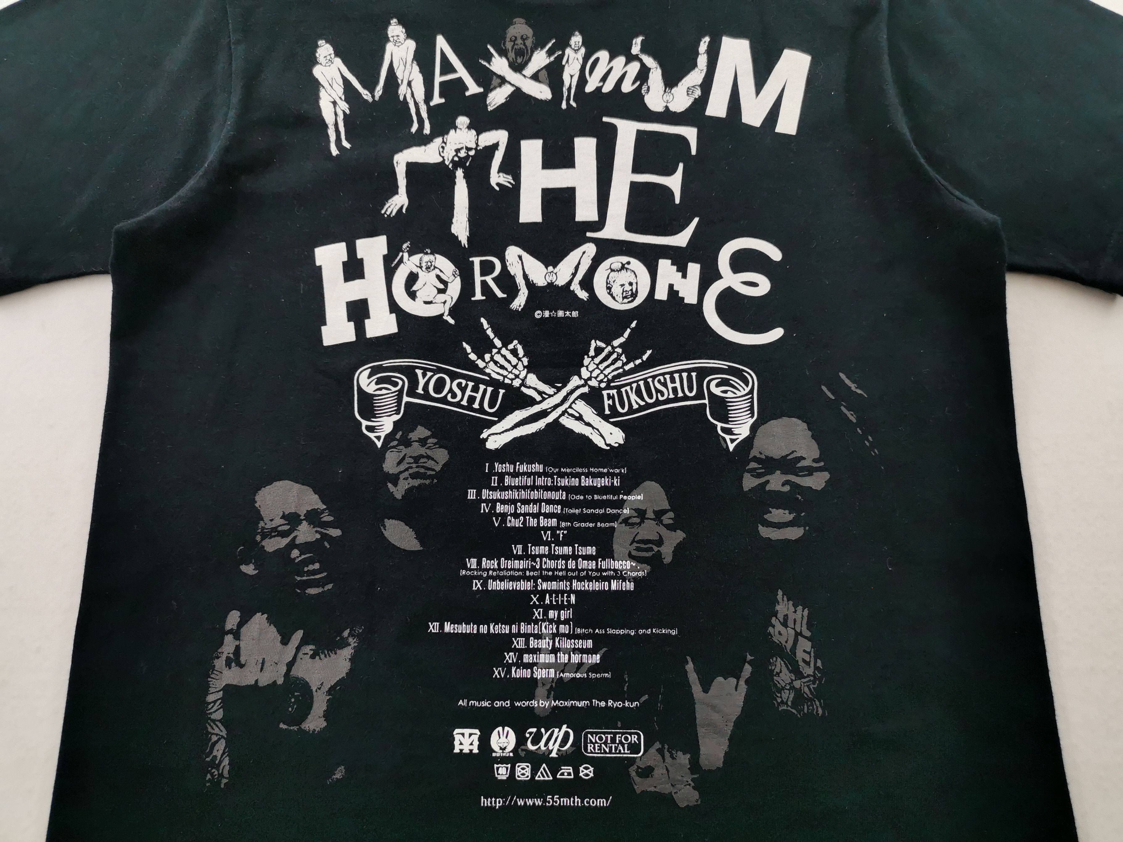 Band Tees Vintage Maximum the Hormone Yoshu Fukushu Tee T Shirt Size M Size US M / EU 48-50 / 2 - 5 Thumbnail