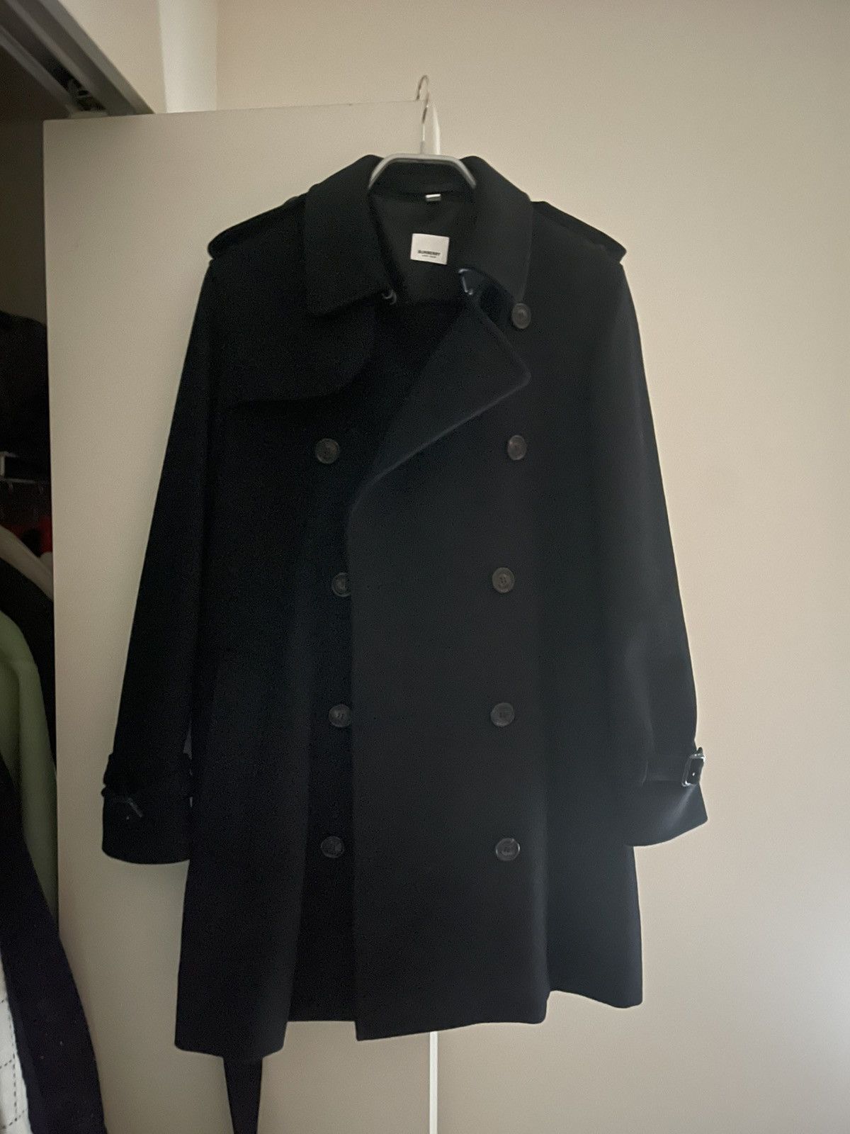 Burberry Burberry Wimbledon Wool Cashmere Double-Breasted Trench Coat Size US M / EU 48-50 / 2 - 1 Thumbnail