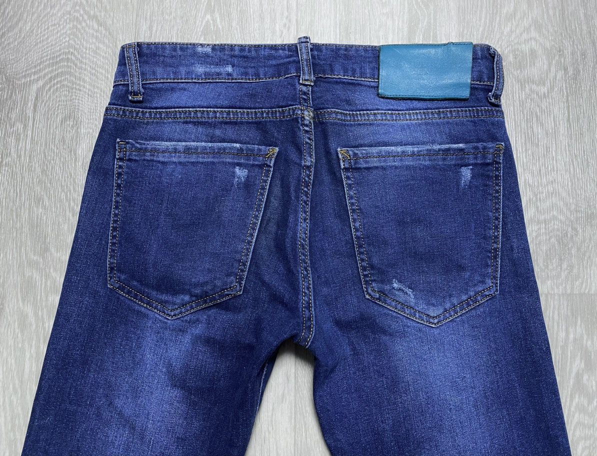 Dsquared2 Women’s Dsquared Washed Torn Distressed Paint Splatter Denim Size 28" / US 6 / IT 42 - 20 Thumbnail